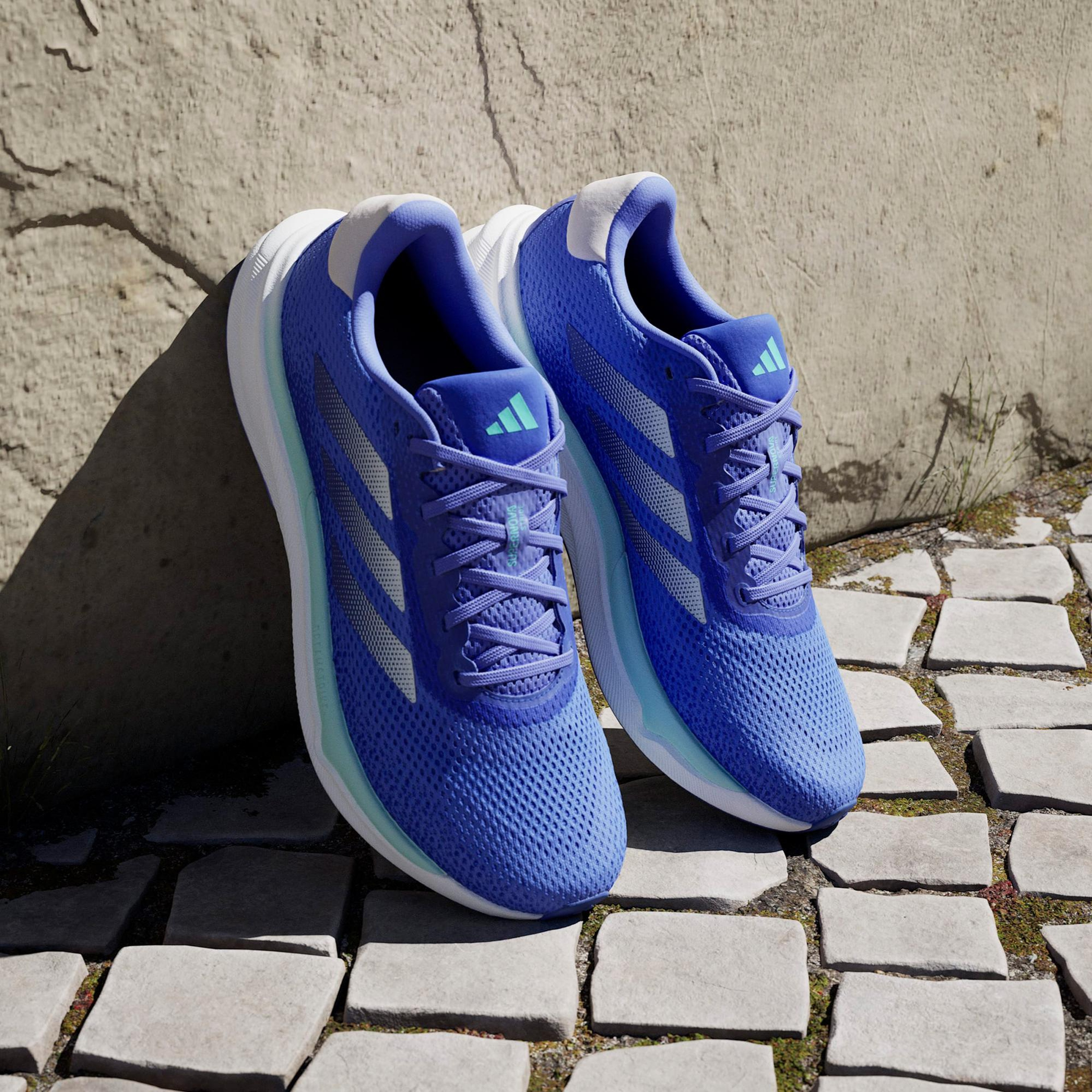 adidas Supernova Stride Erkek Mavi Koşu Ayakkabısı