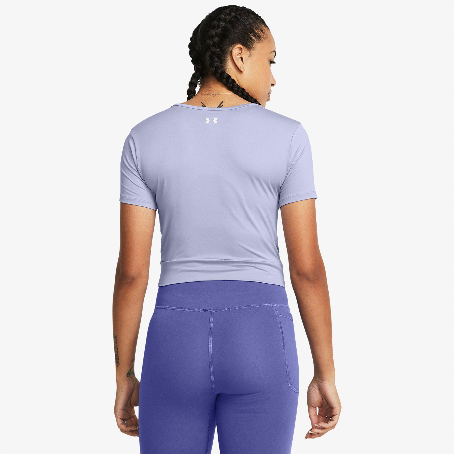 Under Armour Motion Crossover Kadın Mor Antrenman T-Shirt