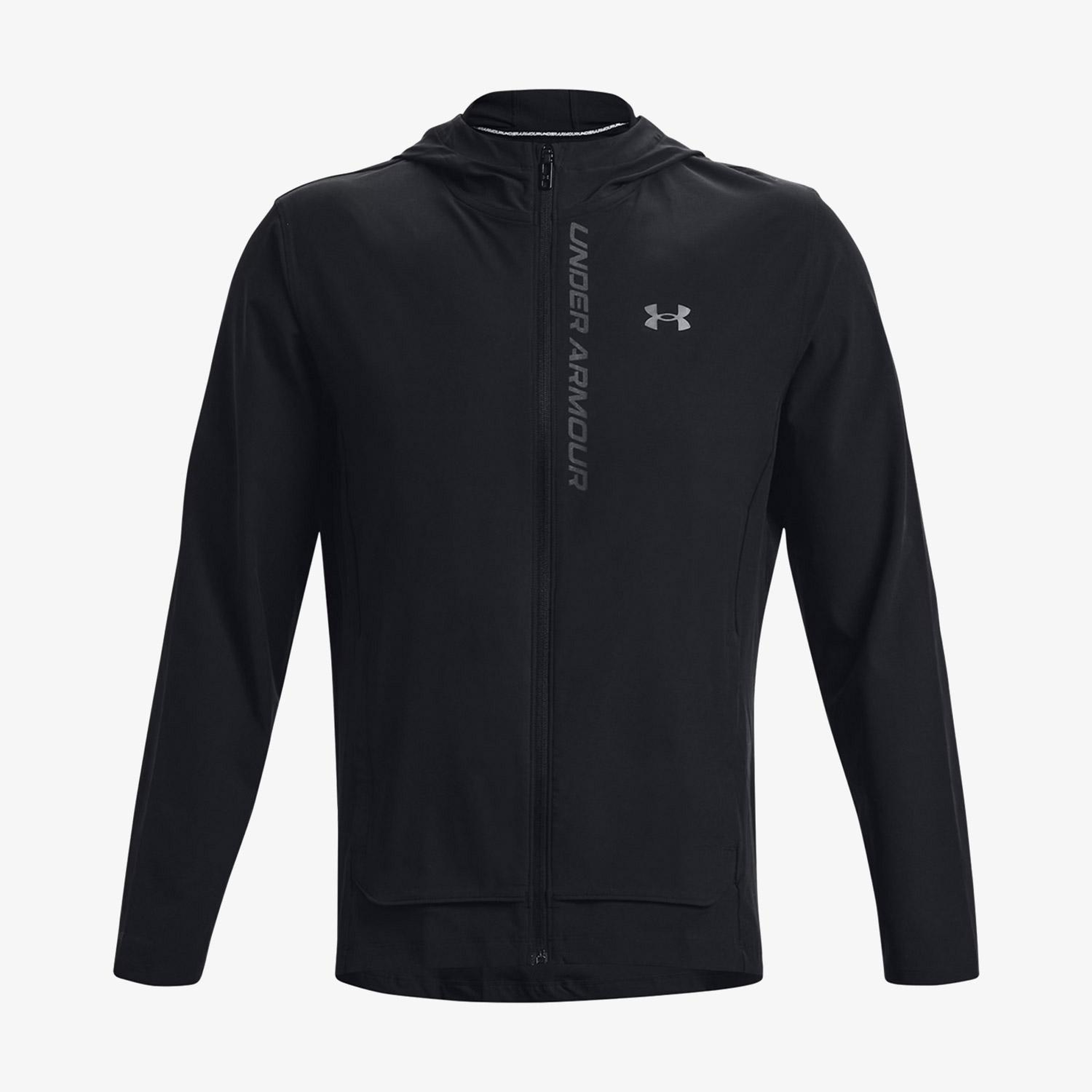 Under Armour Outrun The Storm Erkek Siyah Koşu Ceket