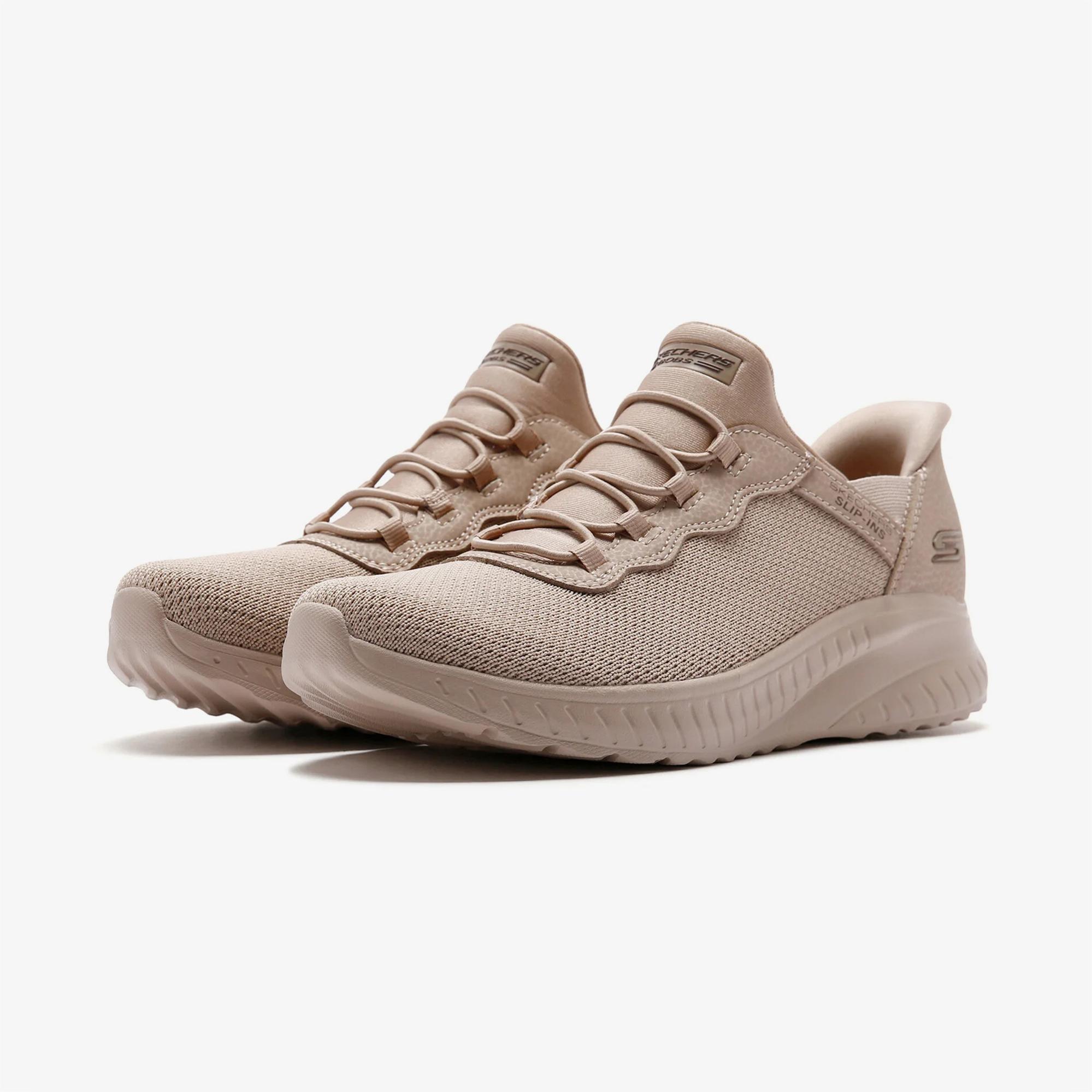 Skechers Bobs Squad Chaos-Daily Inspir Kadın Bej Günlük Spor Ayakkabı