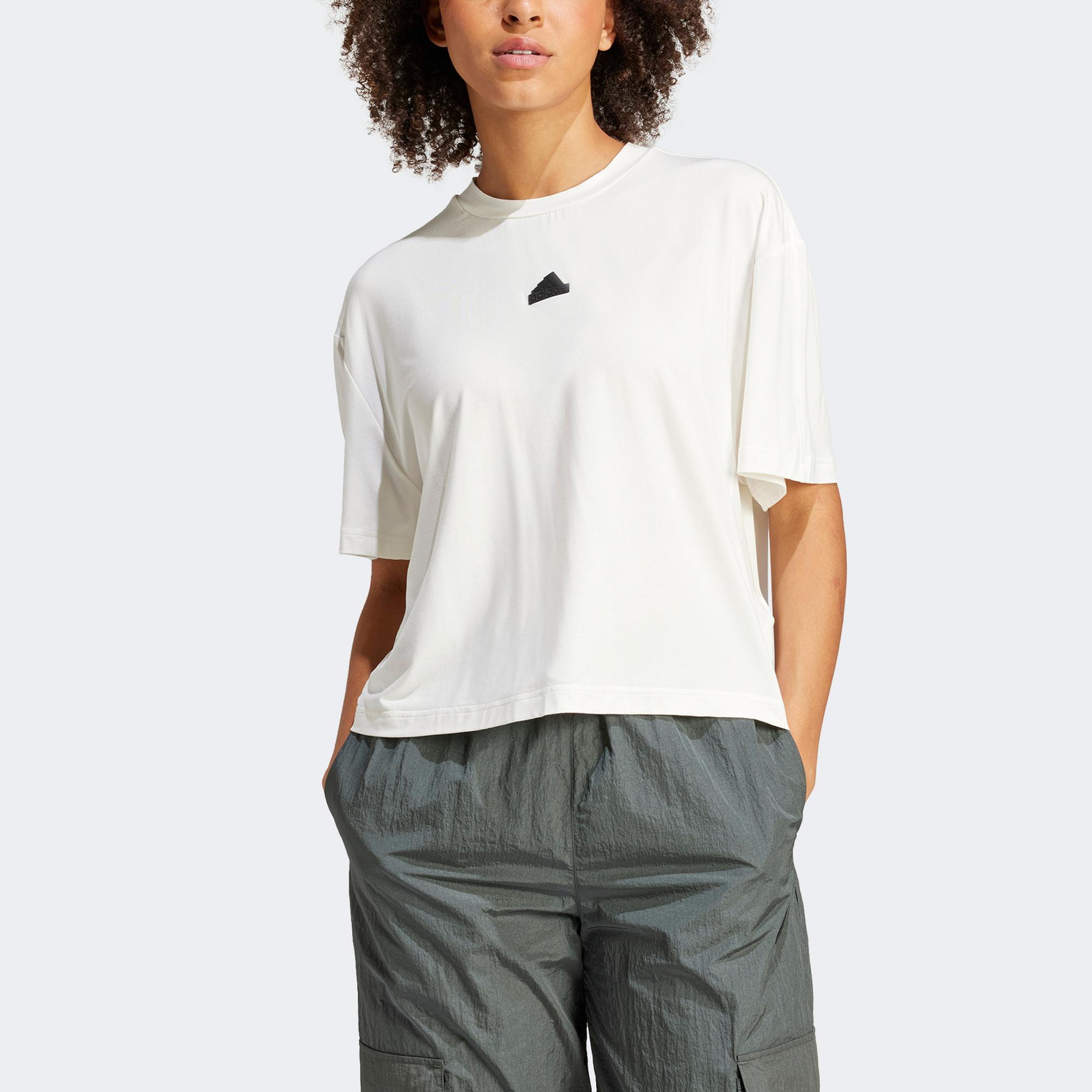 adidas C Esc Q2 Lo T Kadın Beyaz Günlük T-Shirt