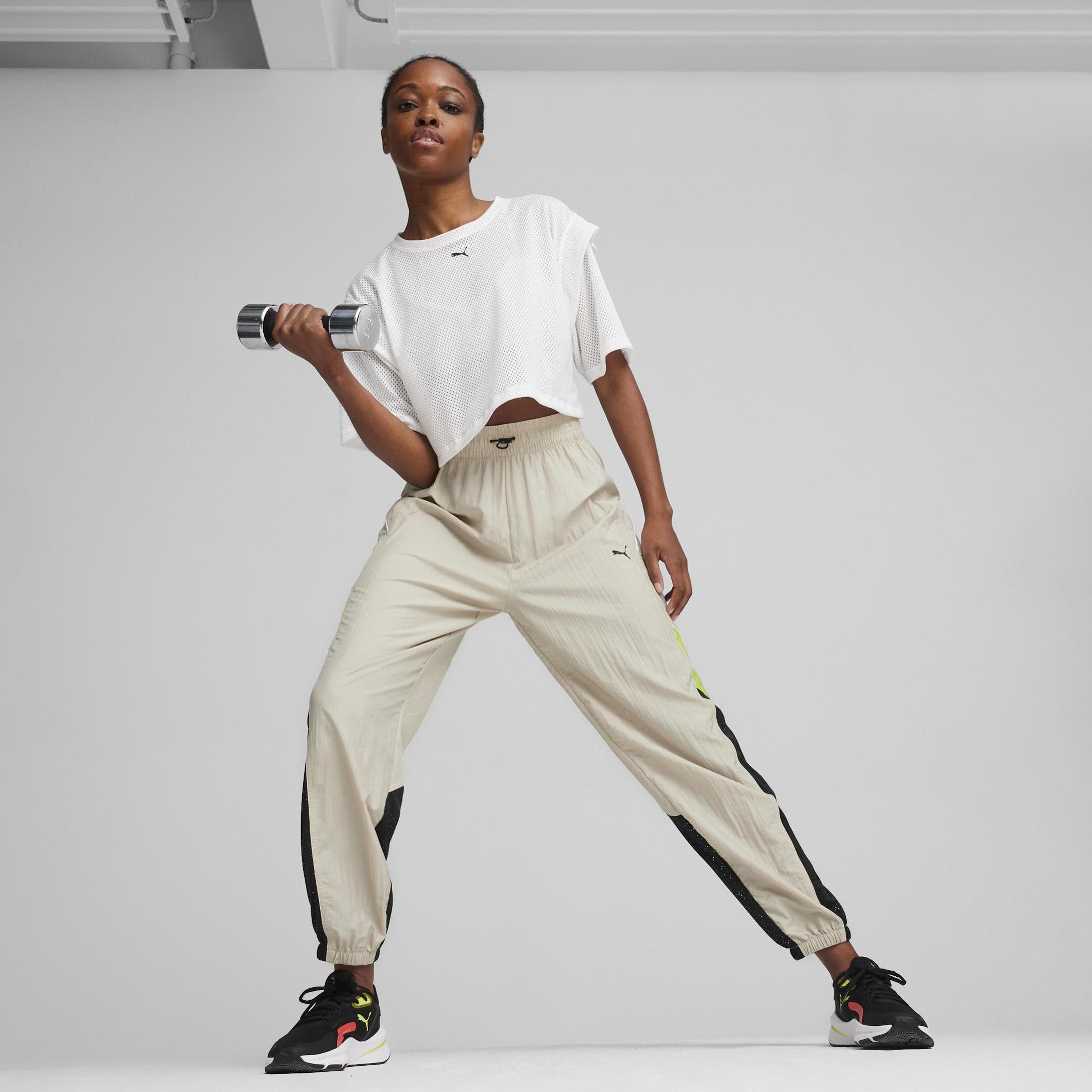 Puma Fit Move Mesh Kadın Beyaz T-Shirt