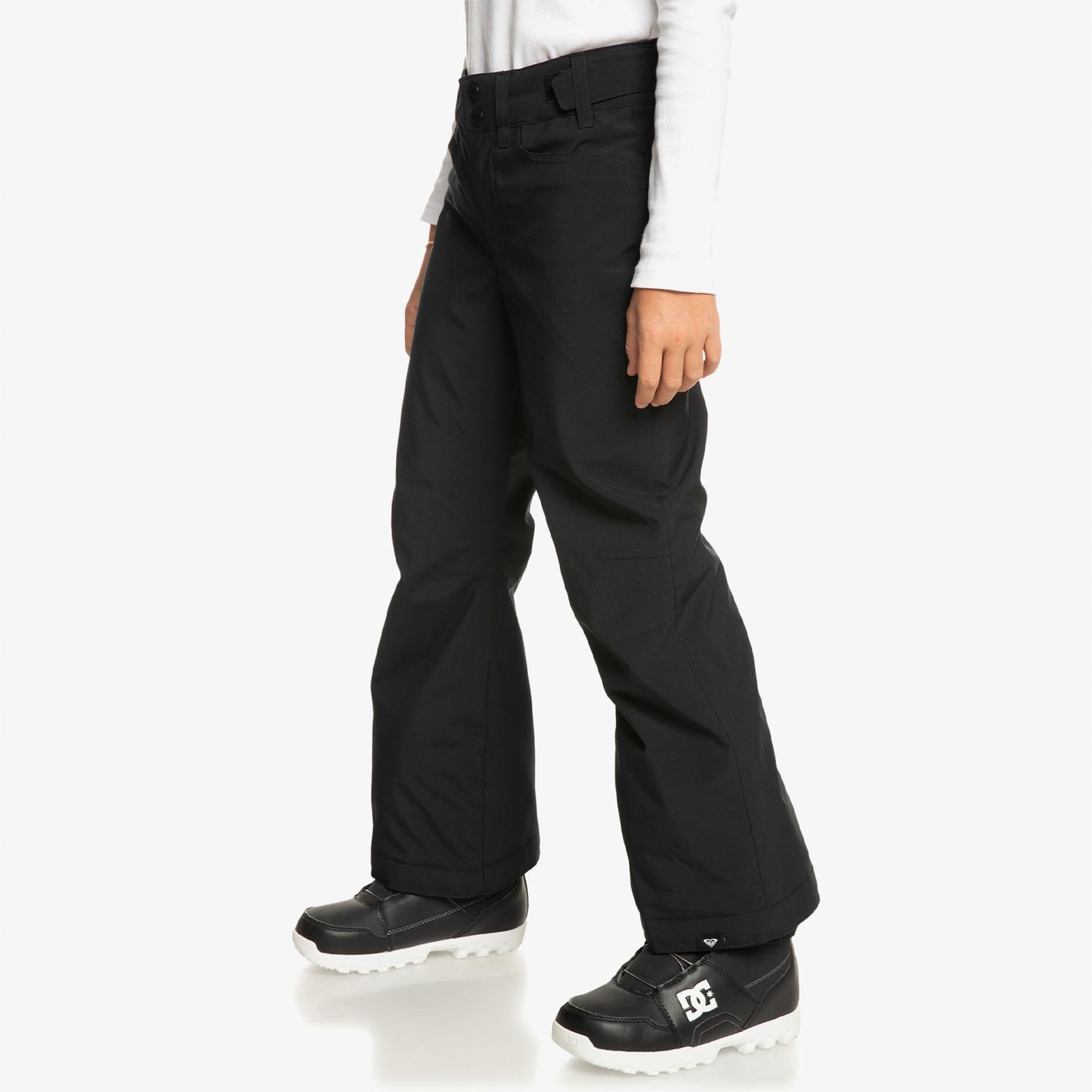 Roxy Backyard Pt Çocuk Siyah Snowboard Pantolonu