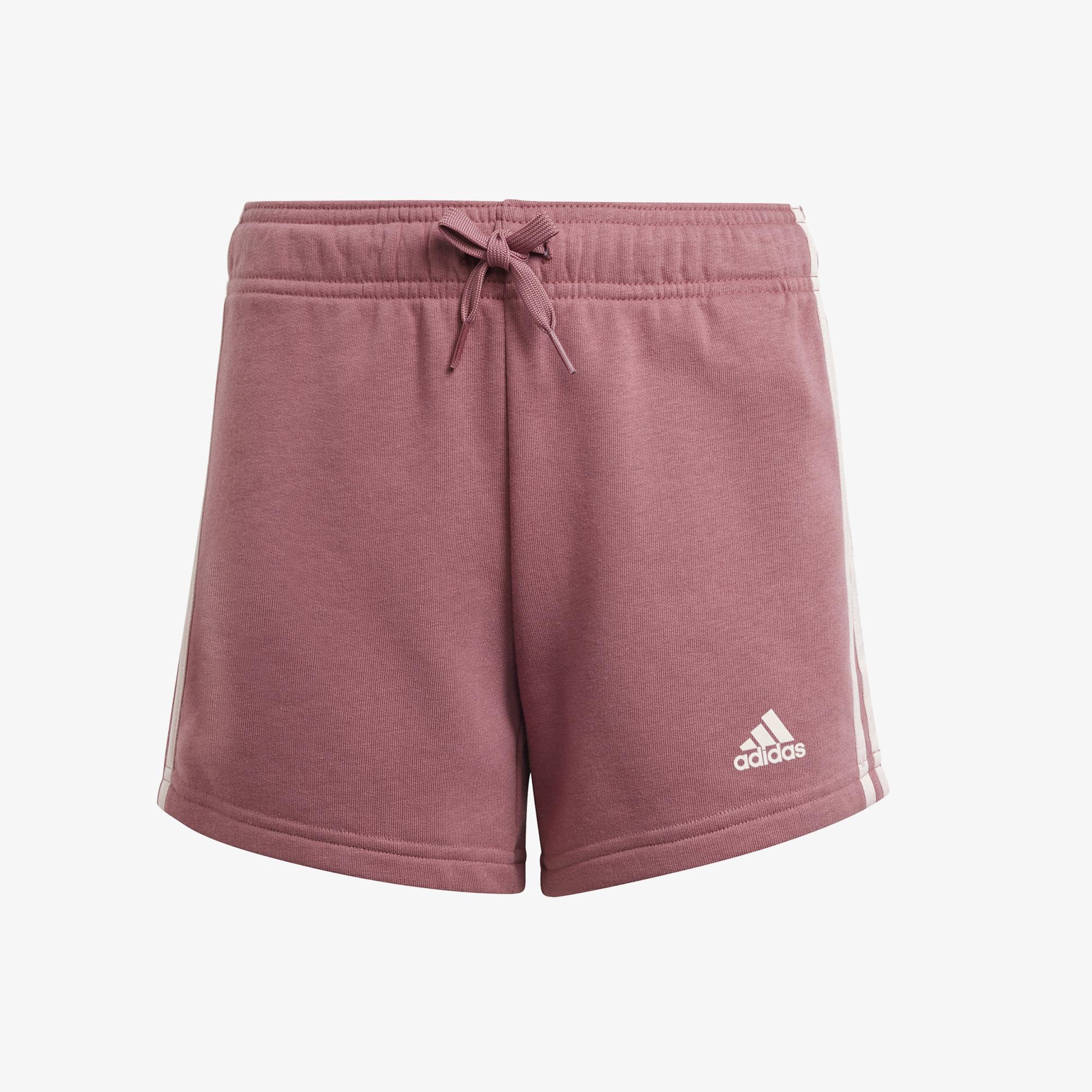 adidas Essentials 3 Stripes Çocuk Pembe Günlük Şort