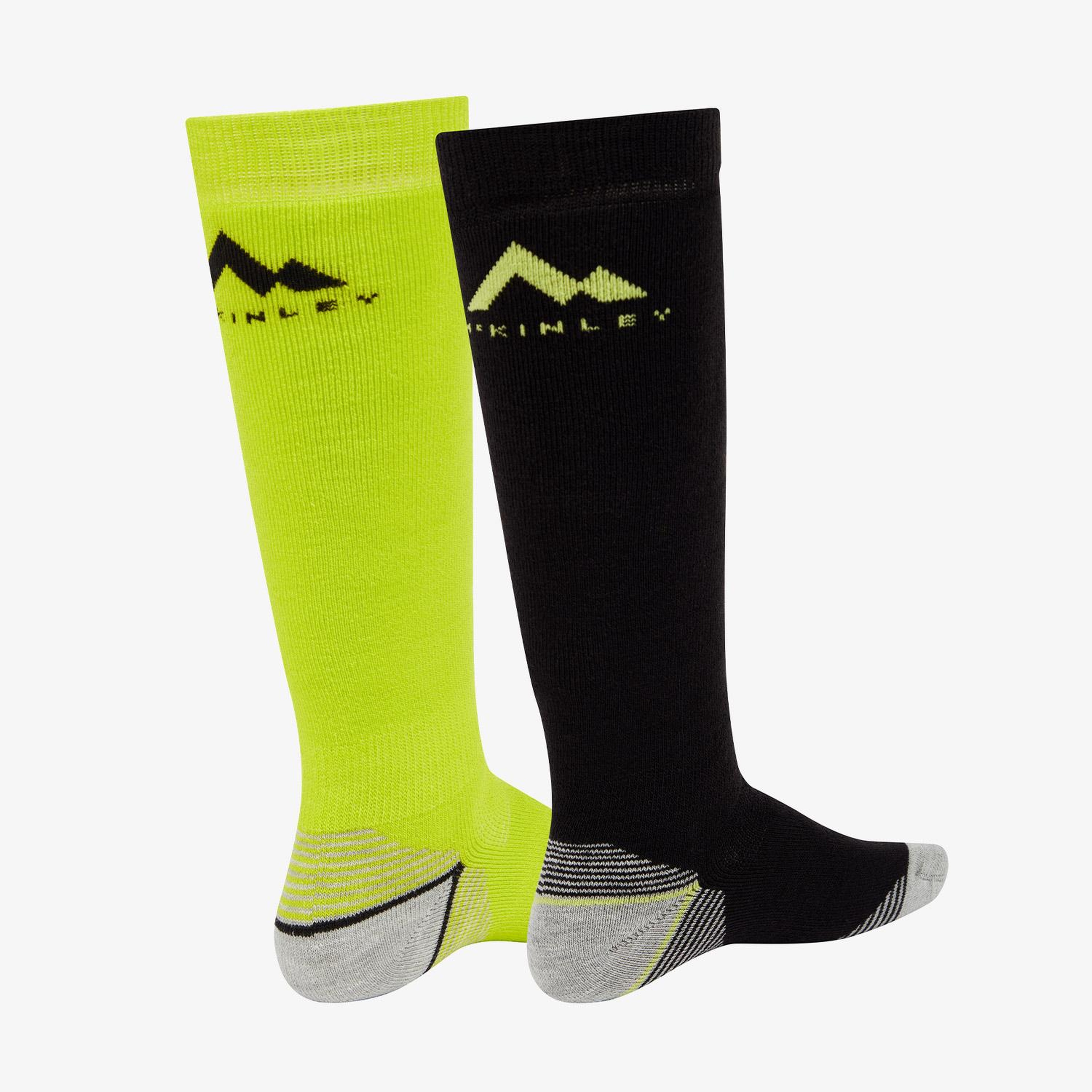 McKinley Rob V3 Çocuk Sarı-Siyah 2li Çorap