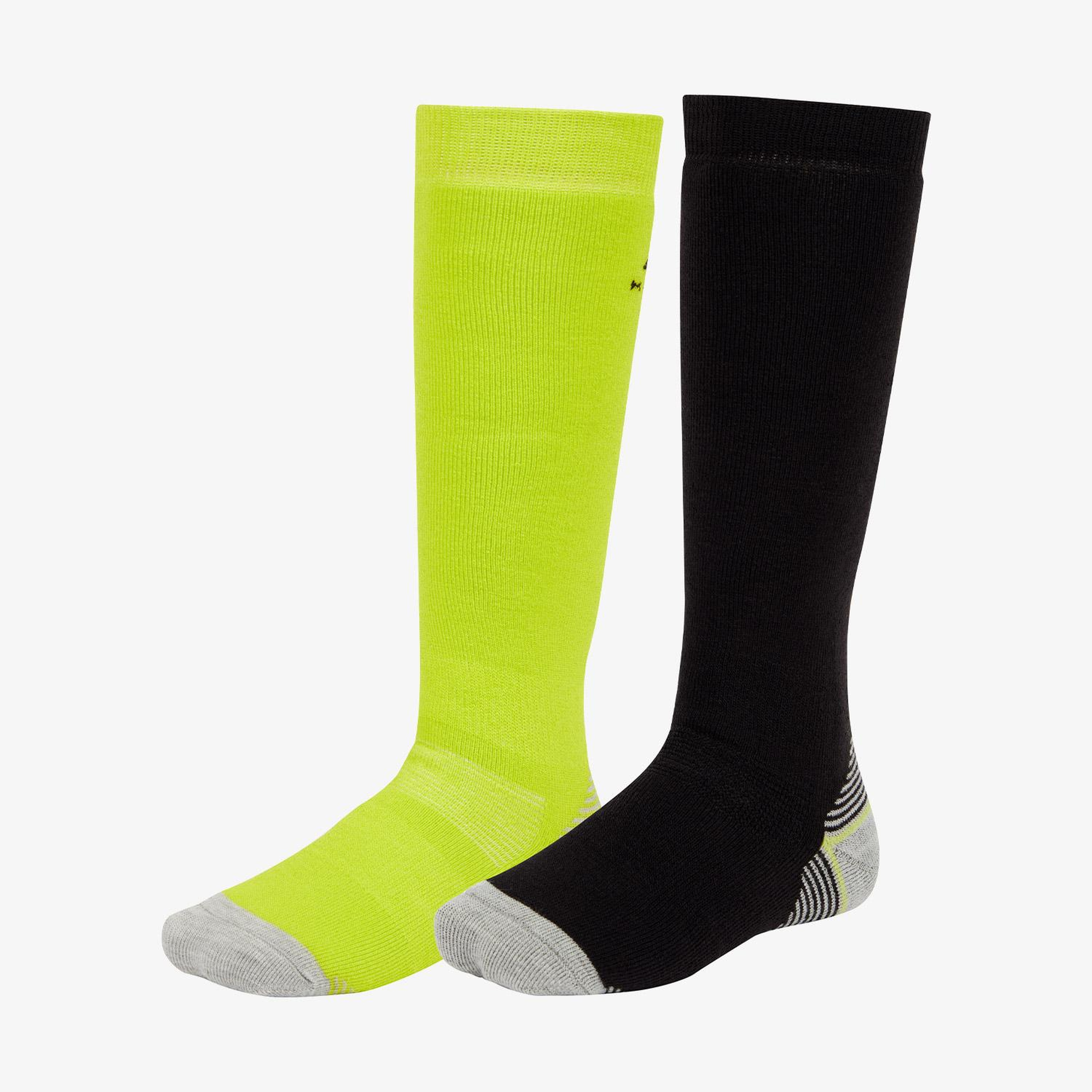 McKinley Rob V3 Çocuk Sarı-Siyah 2li Çorap