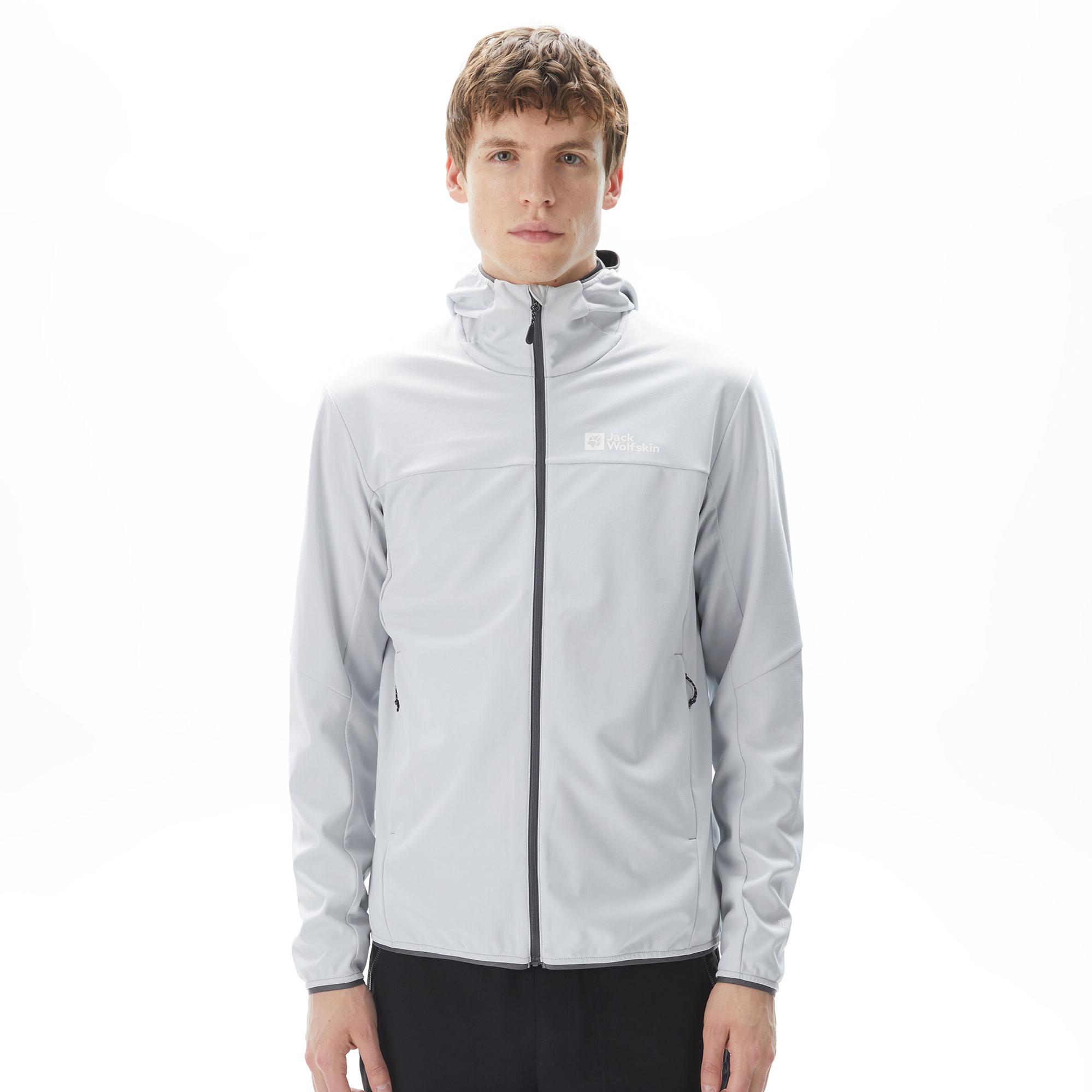 Jack Wolfskin Feldberg Hoodie Erkek Gri Ceket