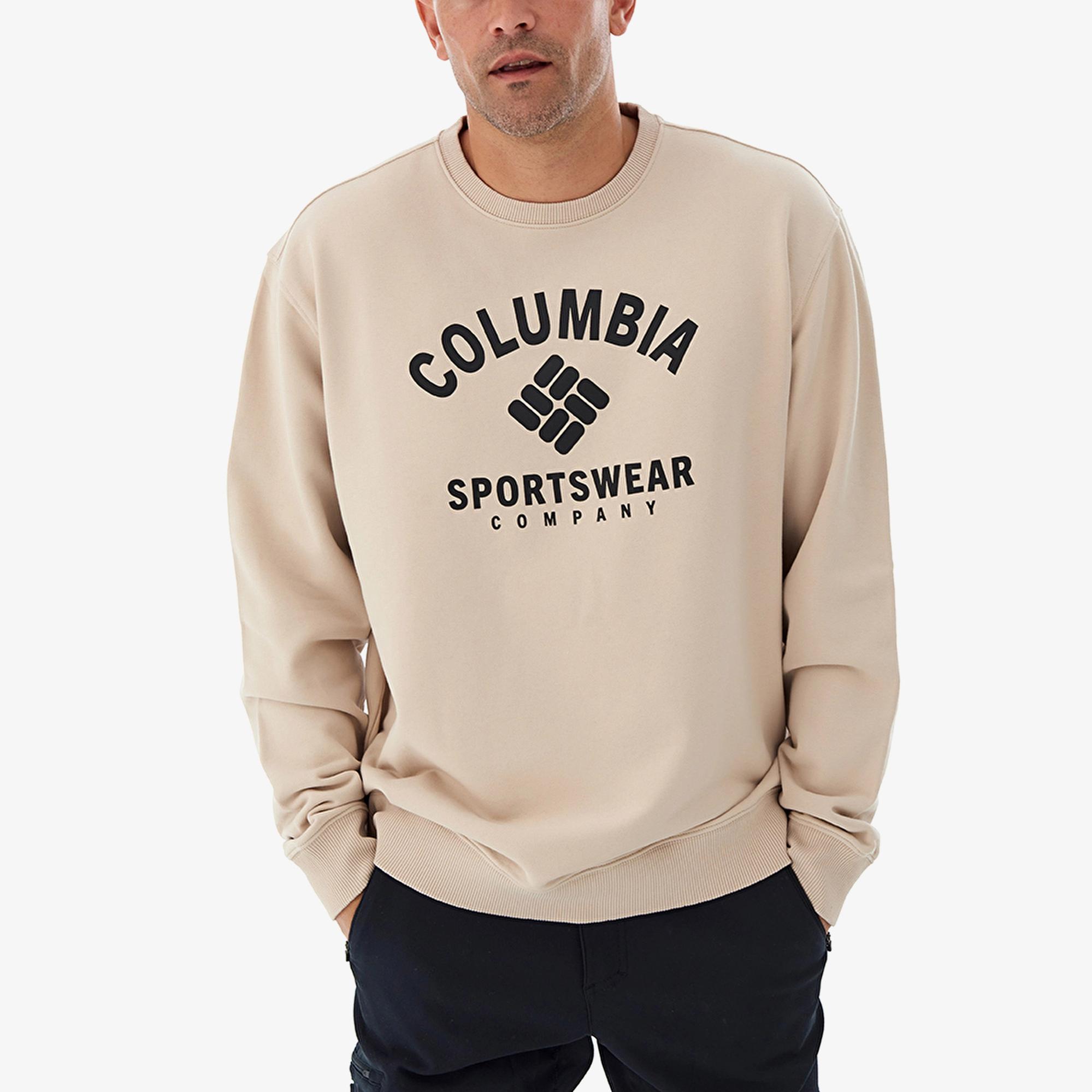 Columbia Framed Erkek Krem Günlük Sweatshirt