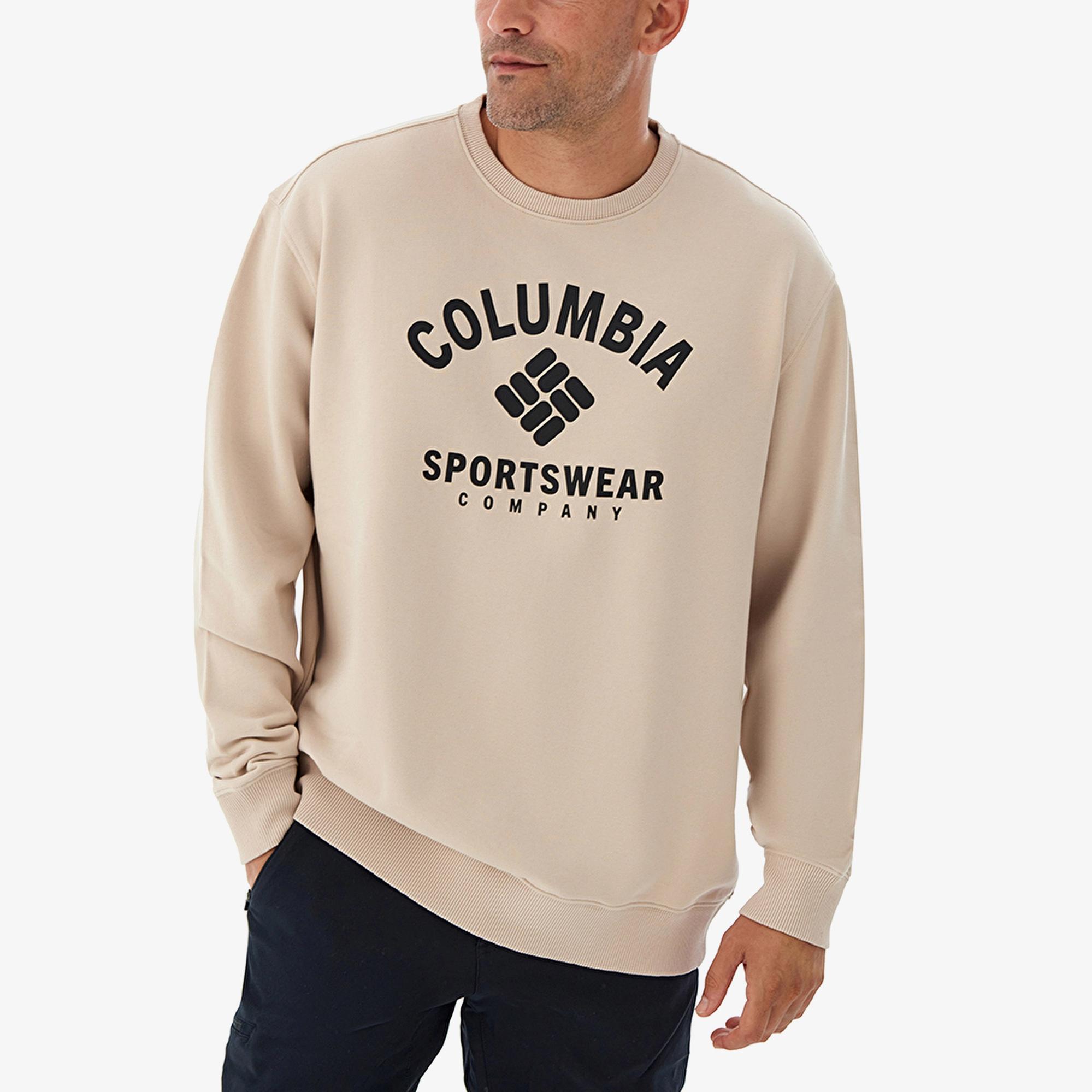Columbia Framed Erkek Krem Günlük Sweatshirt