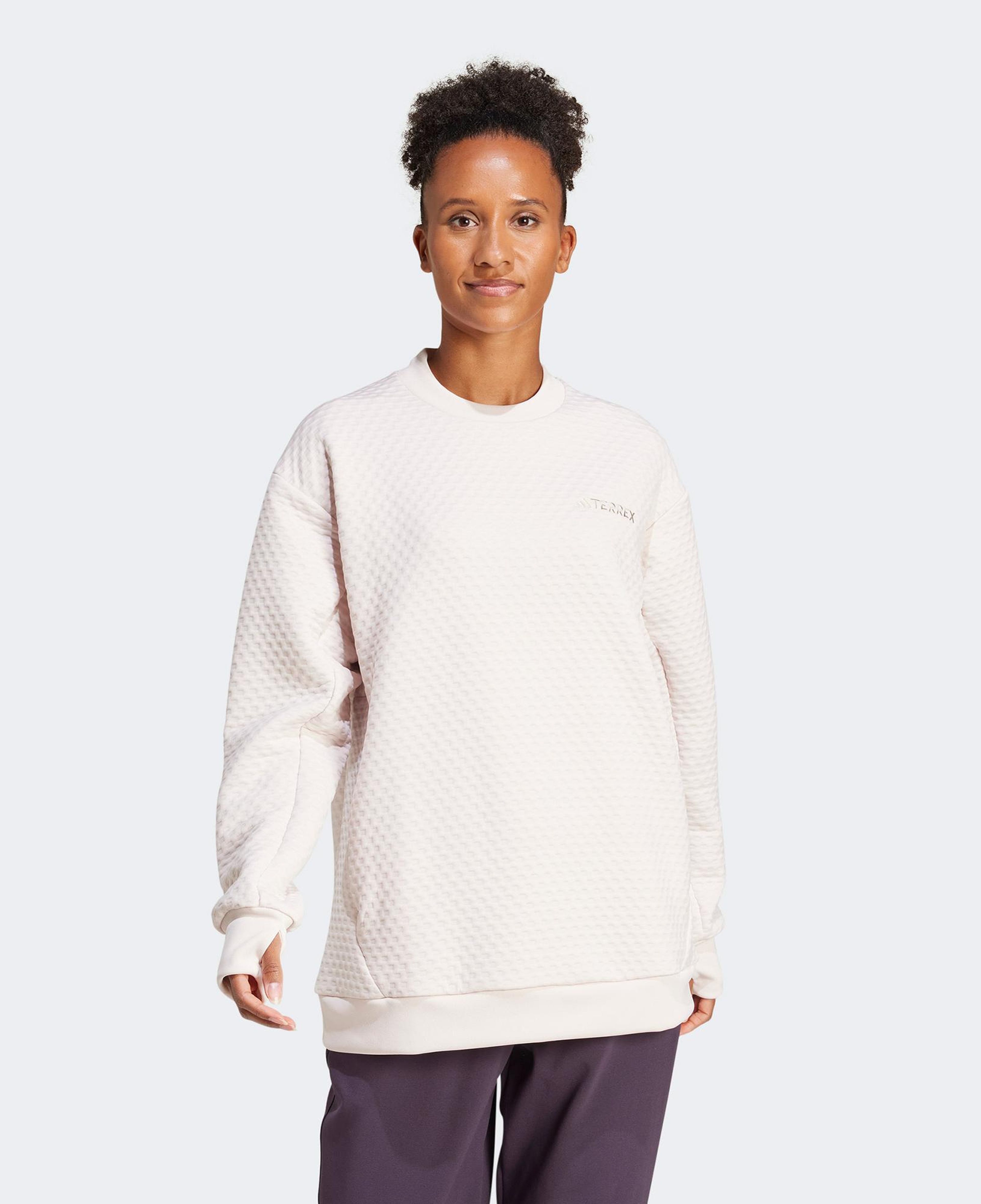 adidas XPL Crew Neck Kadın Beyaz Günlük Sweatshirt