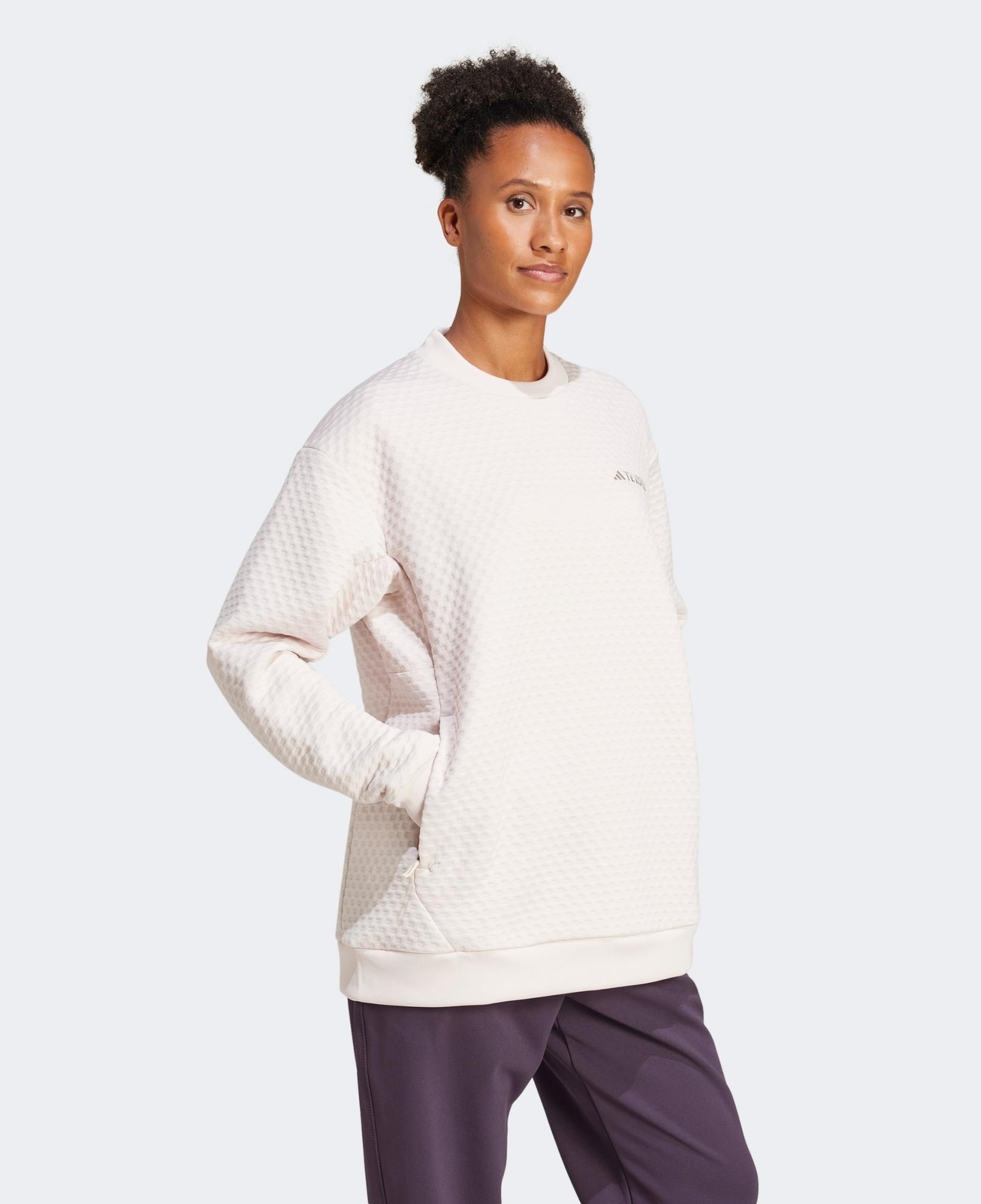 adidas XPL Crew Neck Kadın Beyaz Günlük Sweatshirt