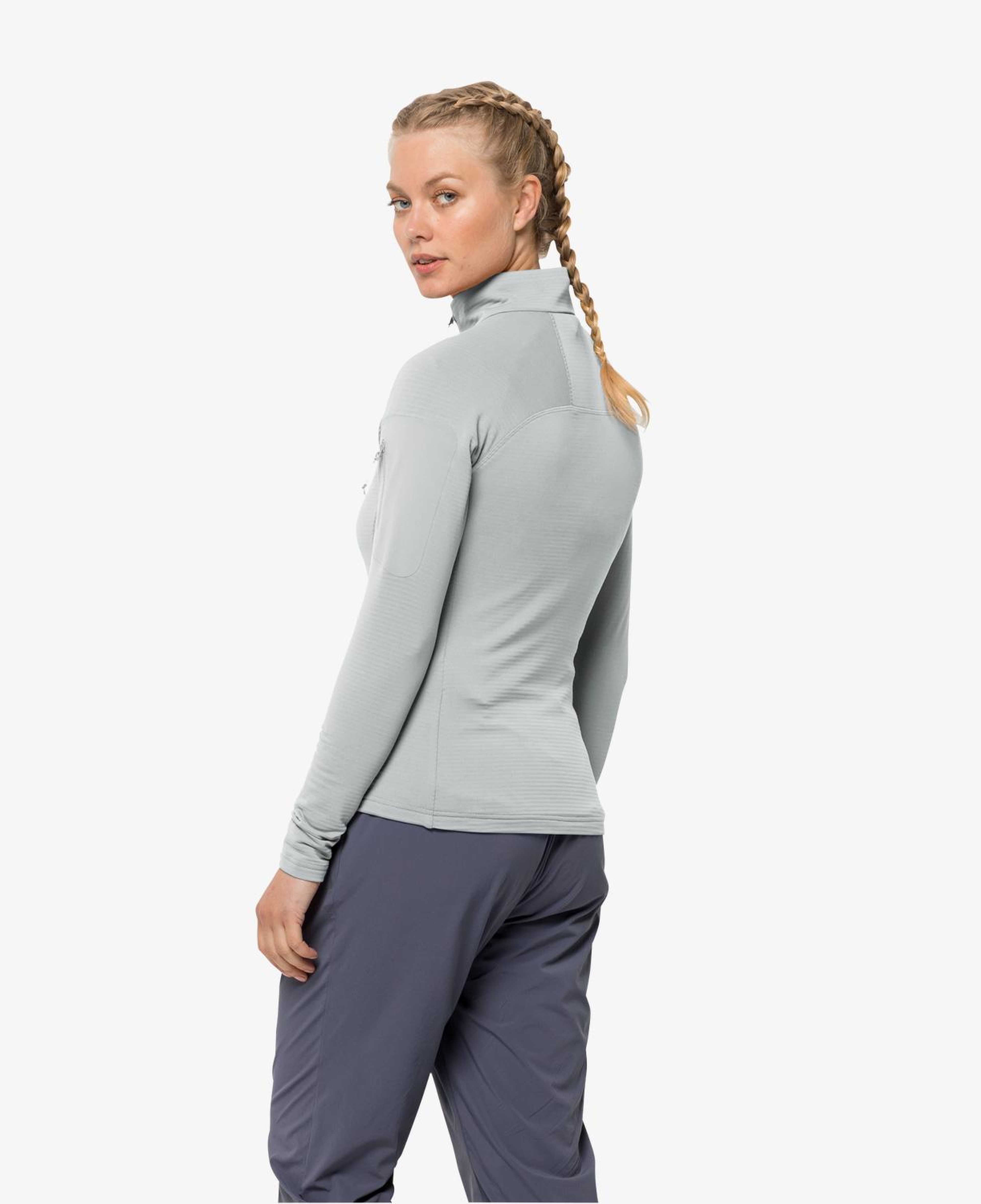 Jack Wolfskin Prelight Fz Kadın Gri Eşofman Üstü