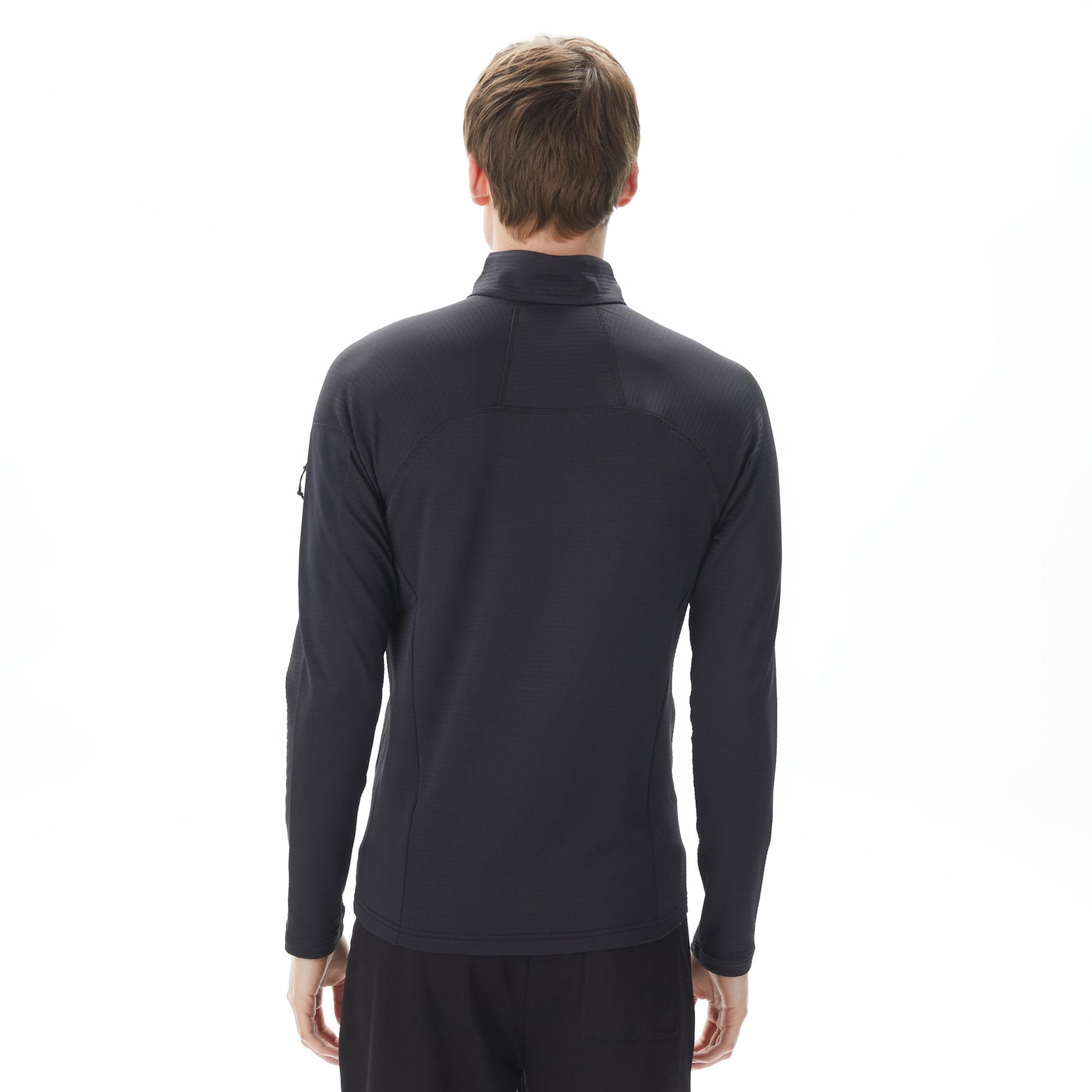 Jack Wolfskin Prelight FZ Erkek Siyah Sweatshirt