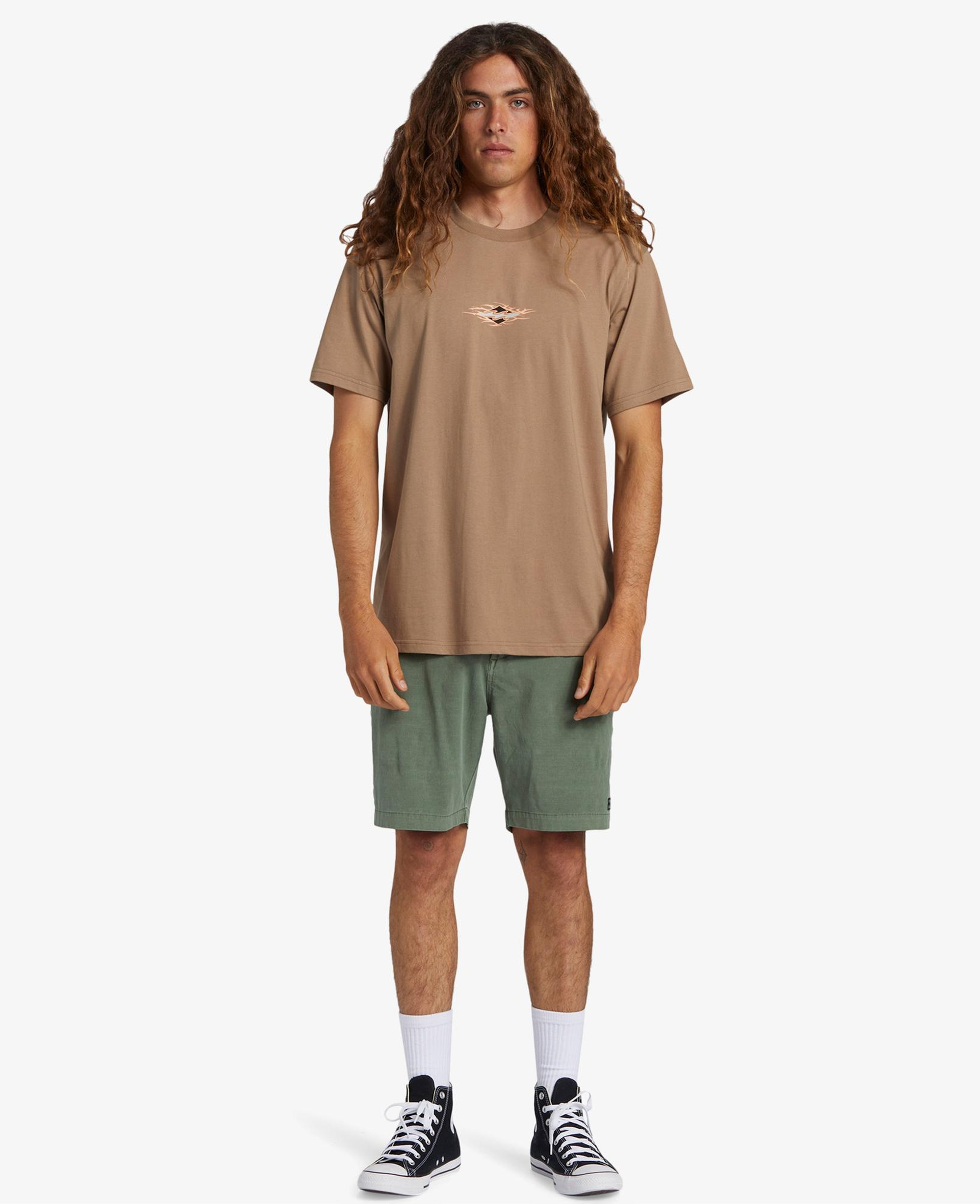 Billabong Tall Tale Erkek Kahverengi Günlük T-Shirt