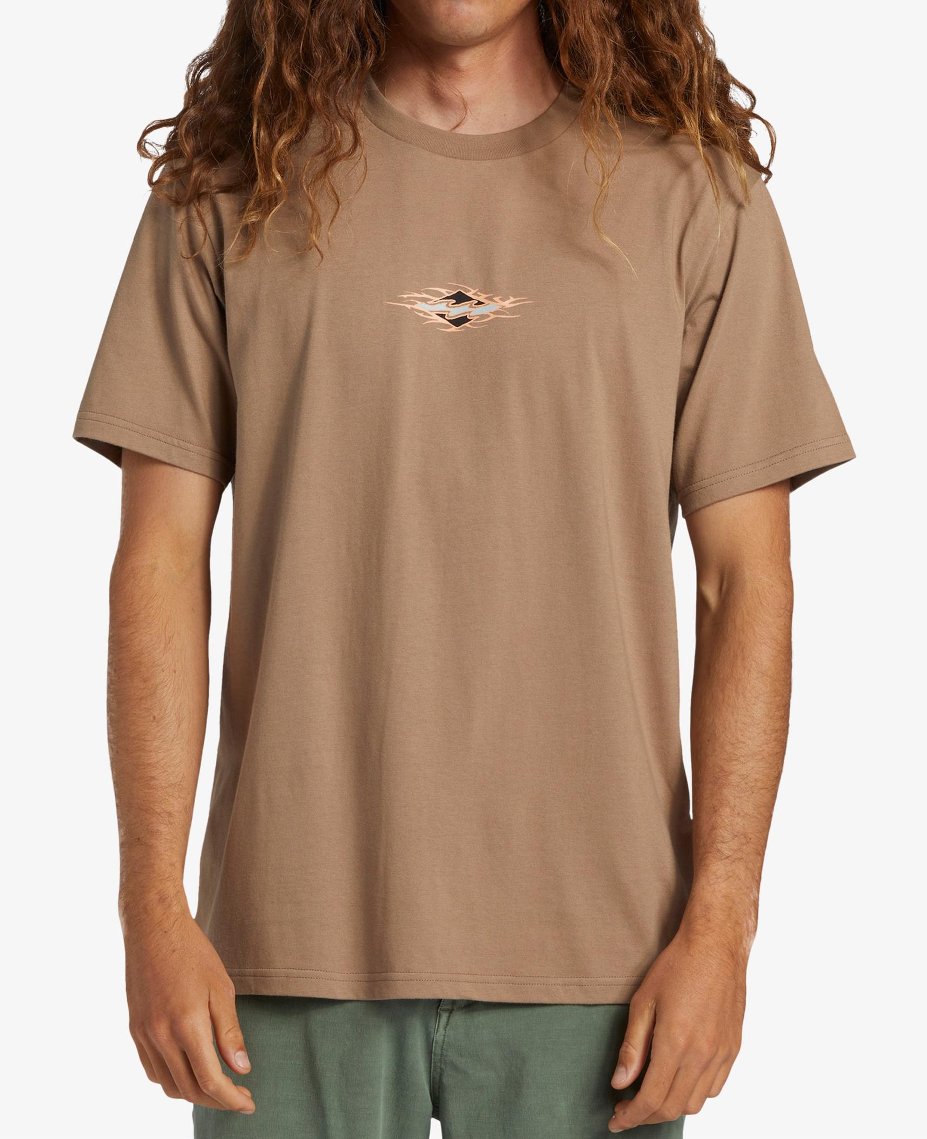 Billabong Tall Tale Erkek Kahverengi Günlük T-Shirt