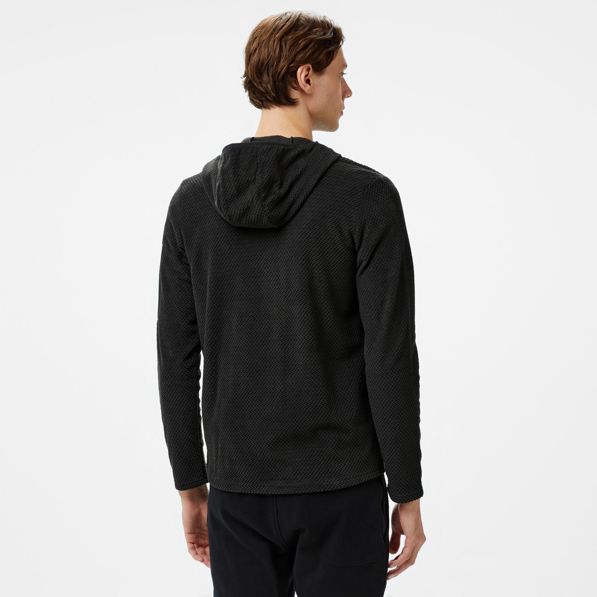 McKinley Hucture II Fz Erkek Siyah Outdoor Sweatshirt