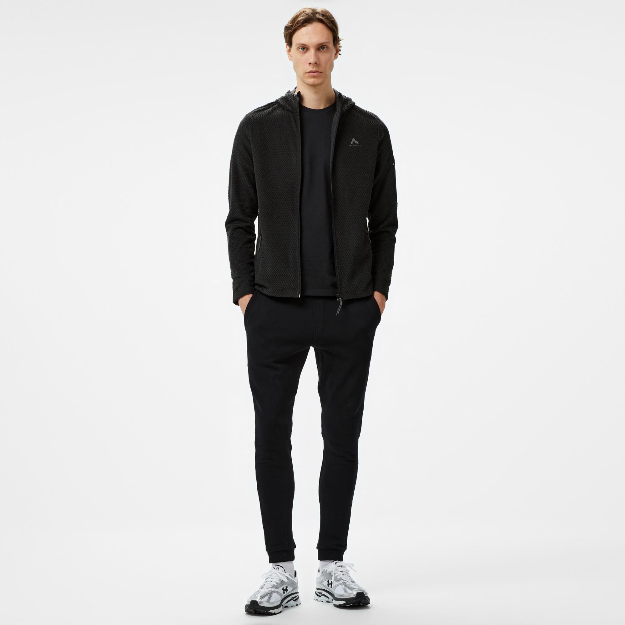 McKinley Hucture II Fz Erkek Siyah Outdoor Sweatshirt