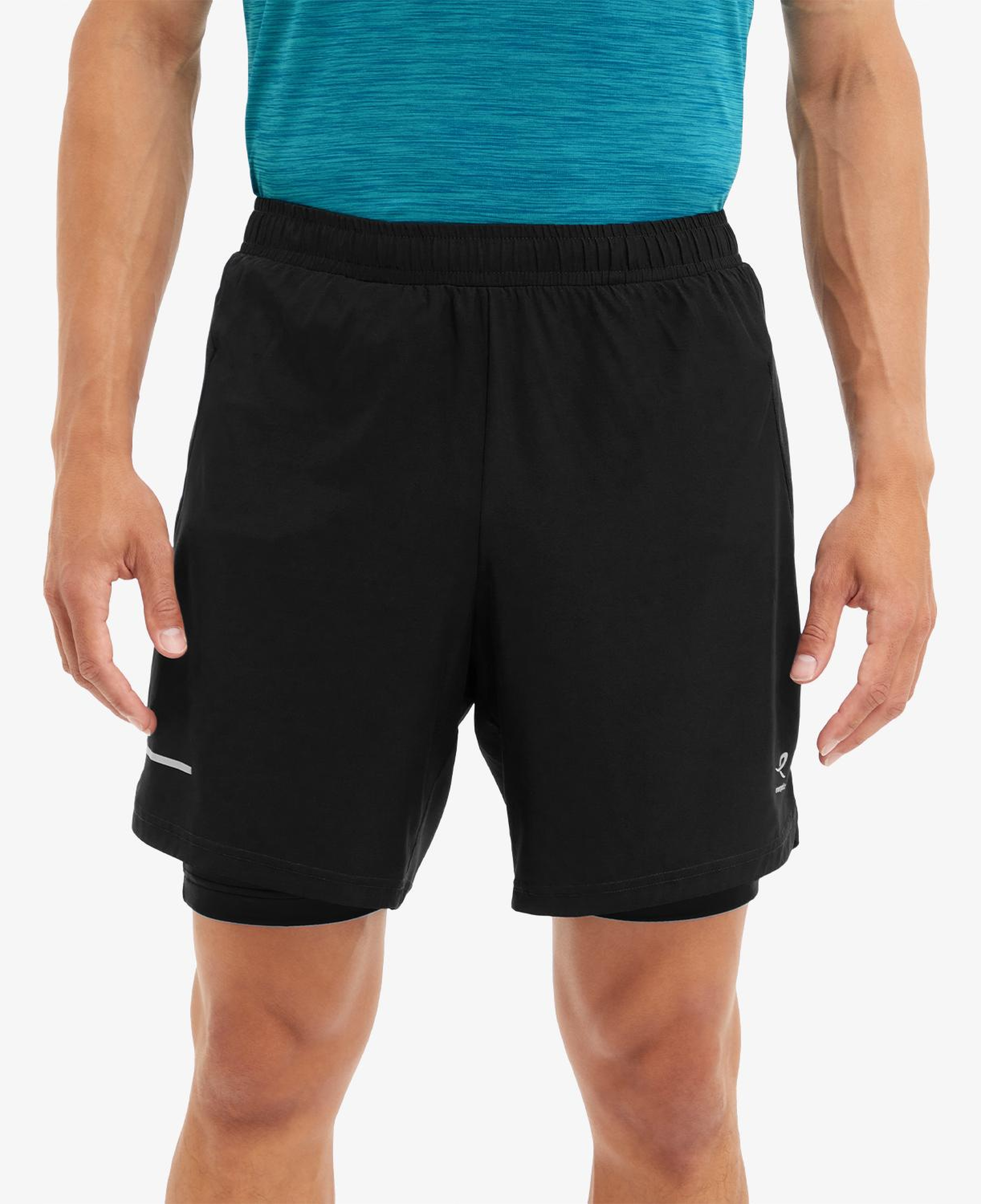 Energetics Allen Erkek Siyah Koşu Şortu