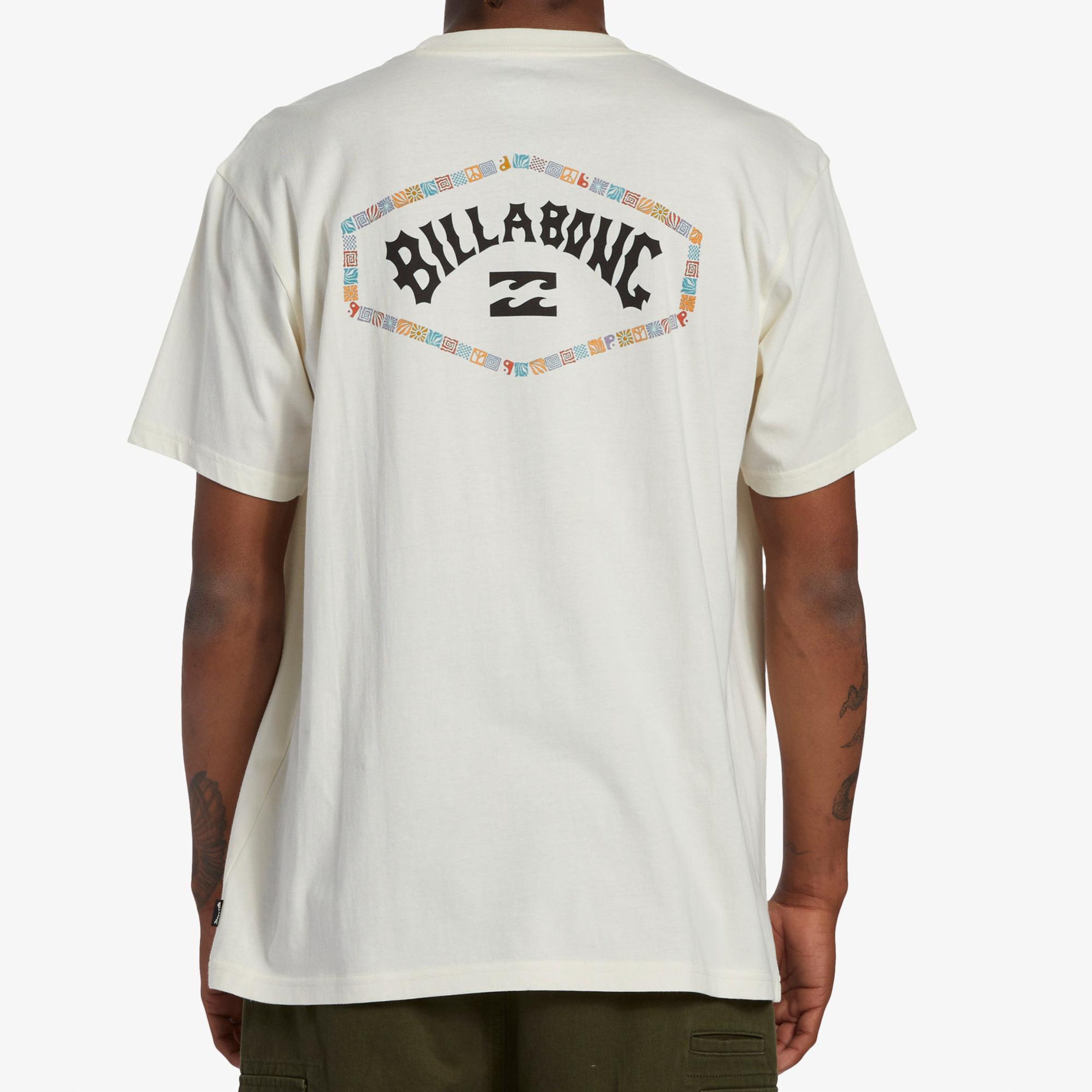 Billabong Exit Arch Erkek Bej Günlük T-Shirt
