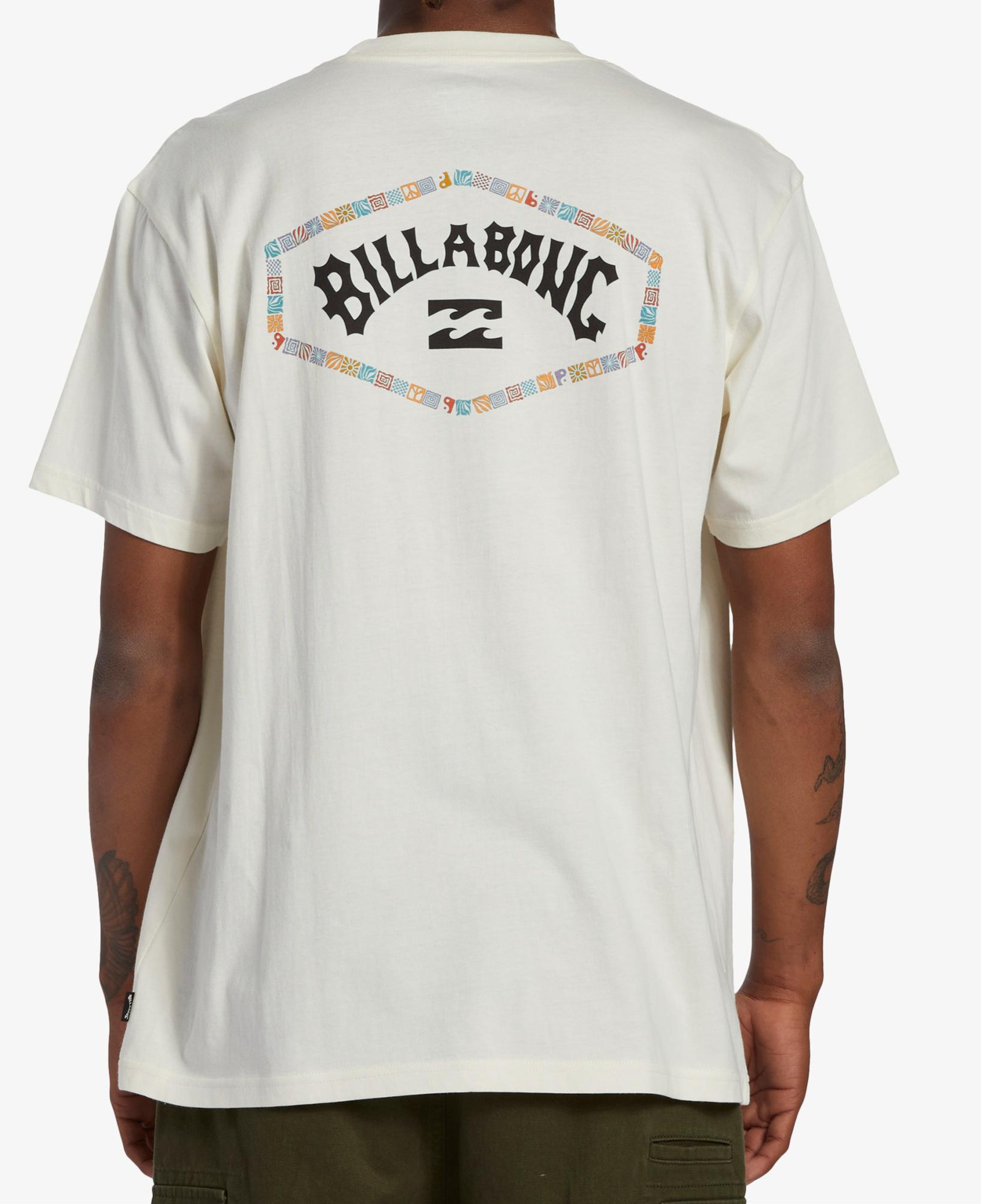 Billabong Exit Arch Erkek Bej Günlük T-Shirt