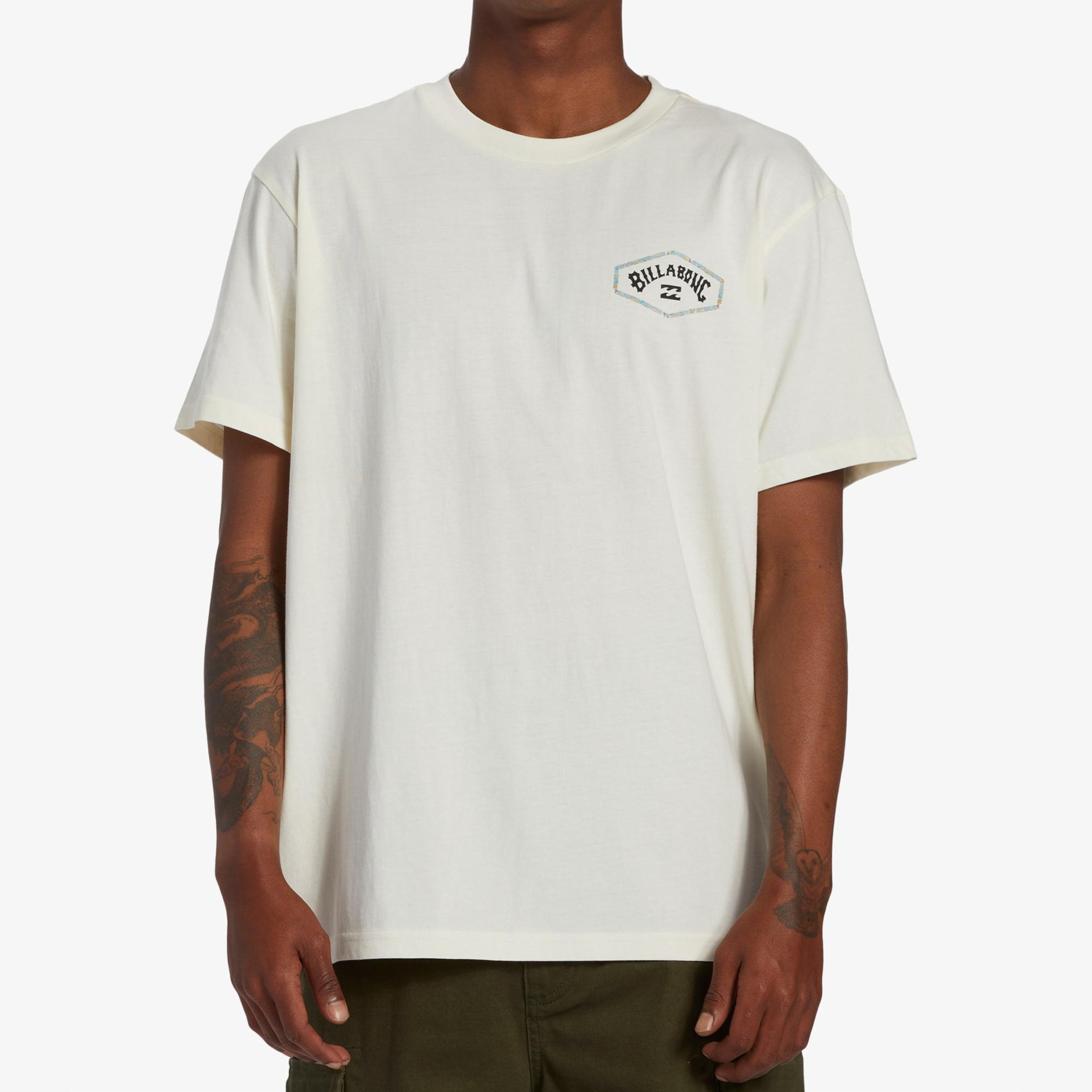 Billabong Exit Arch Erkek Bej Günlük T-Shirt