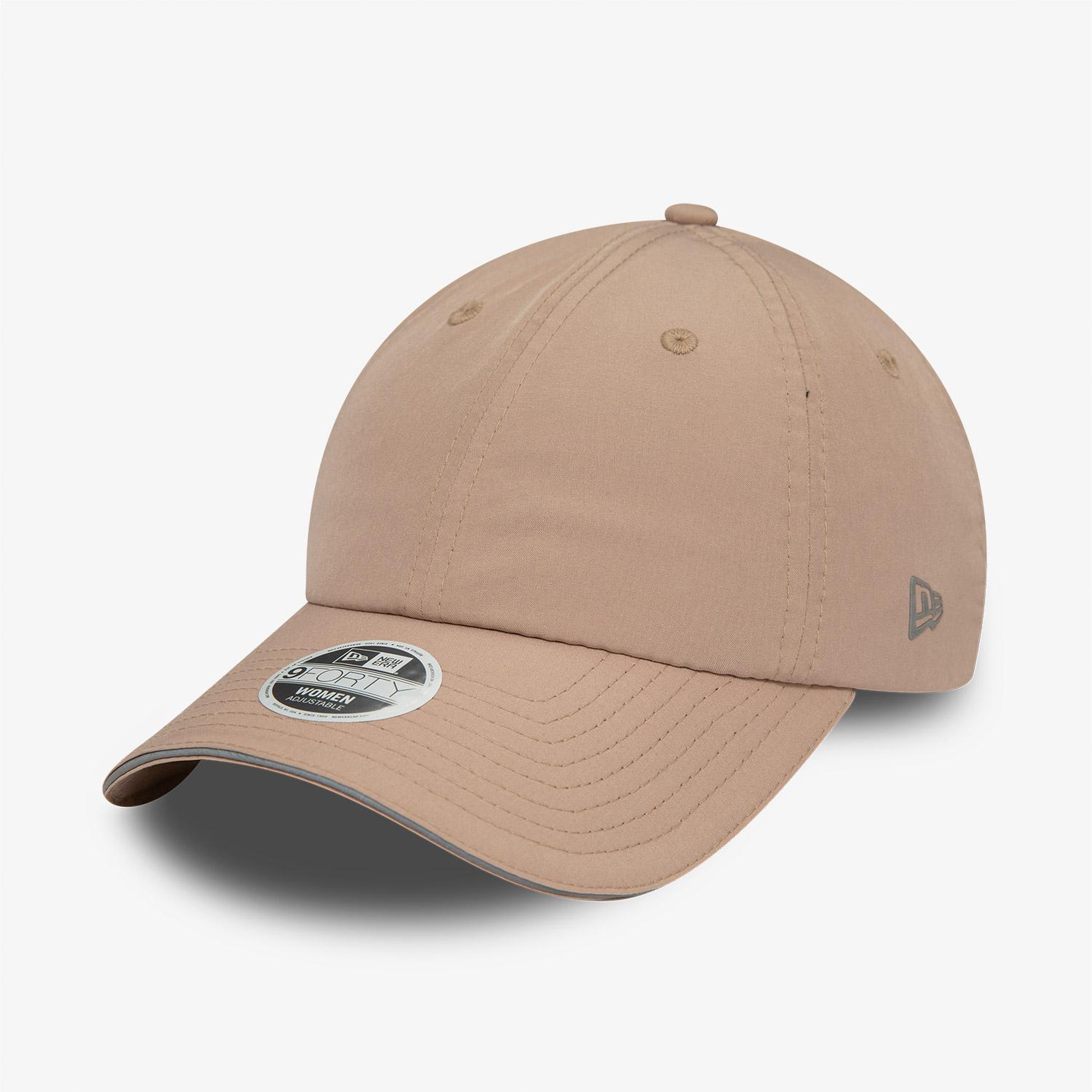 New Era Open Back Unisex Krem Şapka