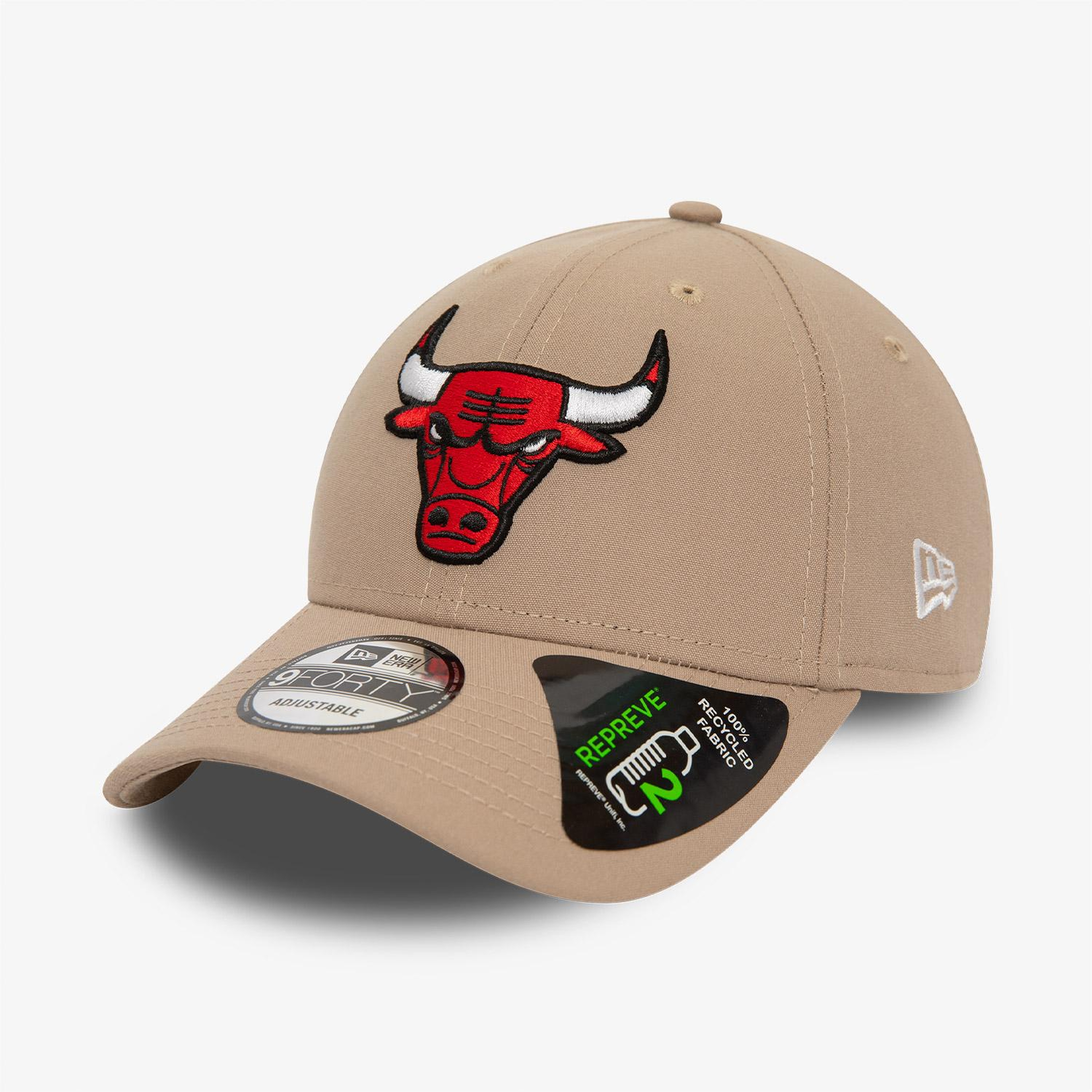 New Era Chicago Bulls  Repreve Unisex Bej Şapka
