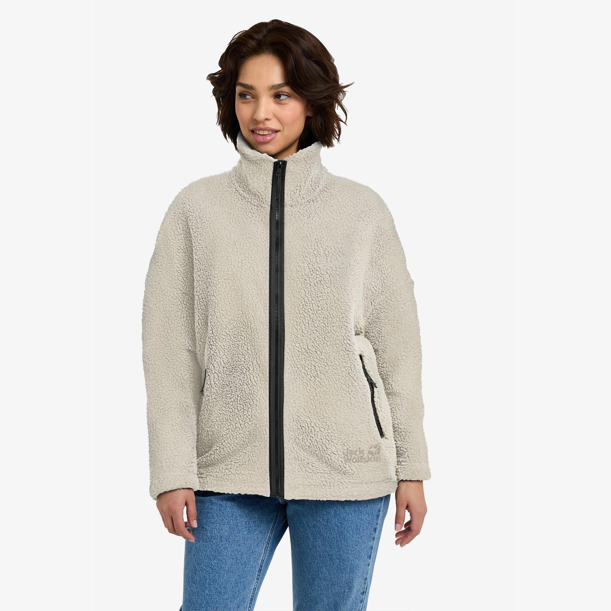 Jack Wolfskin Stone Lite Kadın Krem Outdoor Ceket