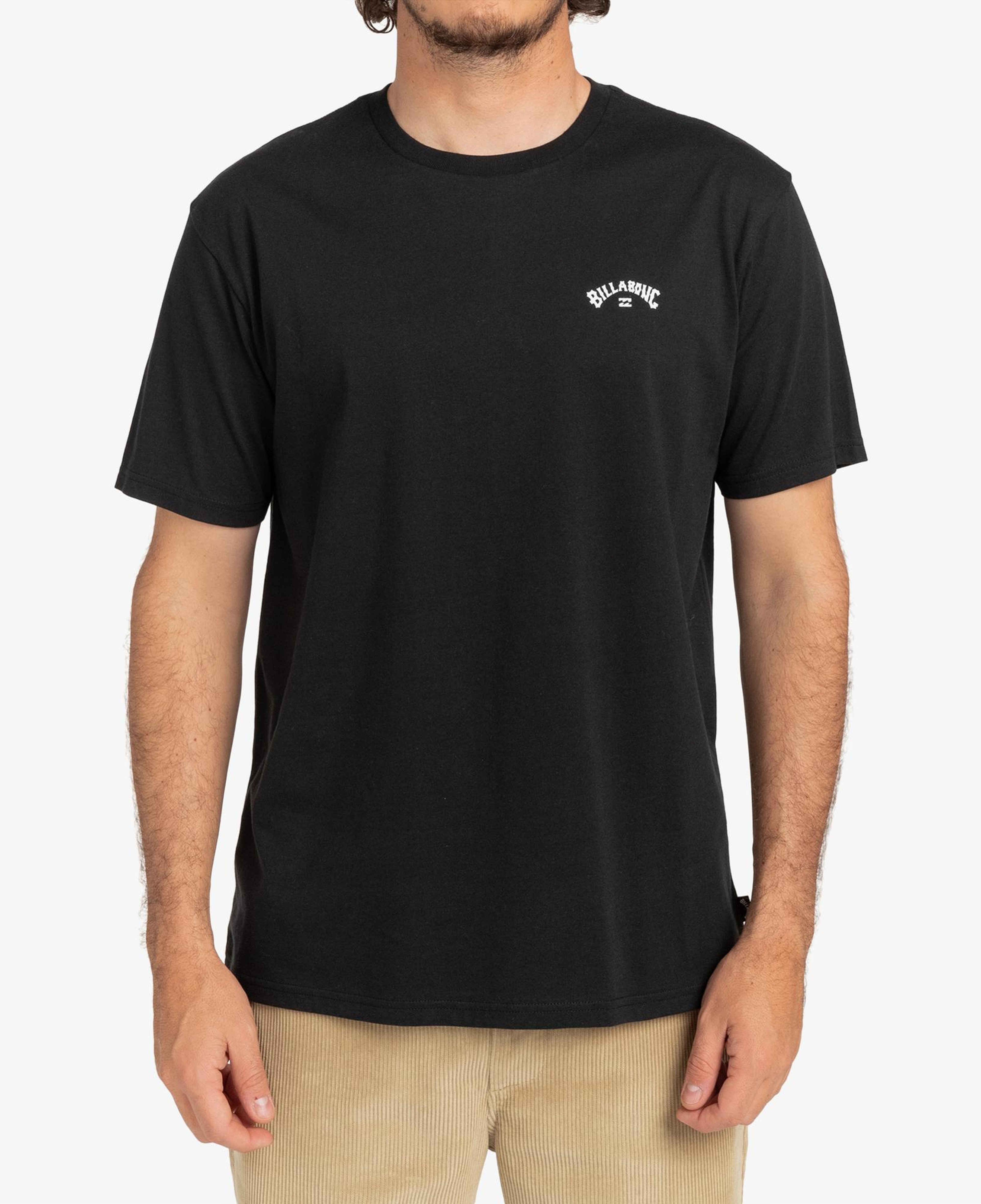 Billabong Arch Wave Erkek Siyah Günlük T-Shirt