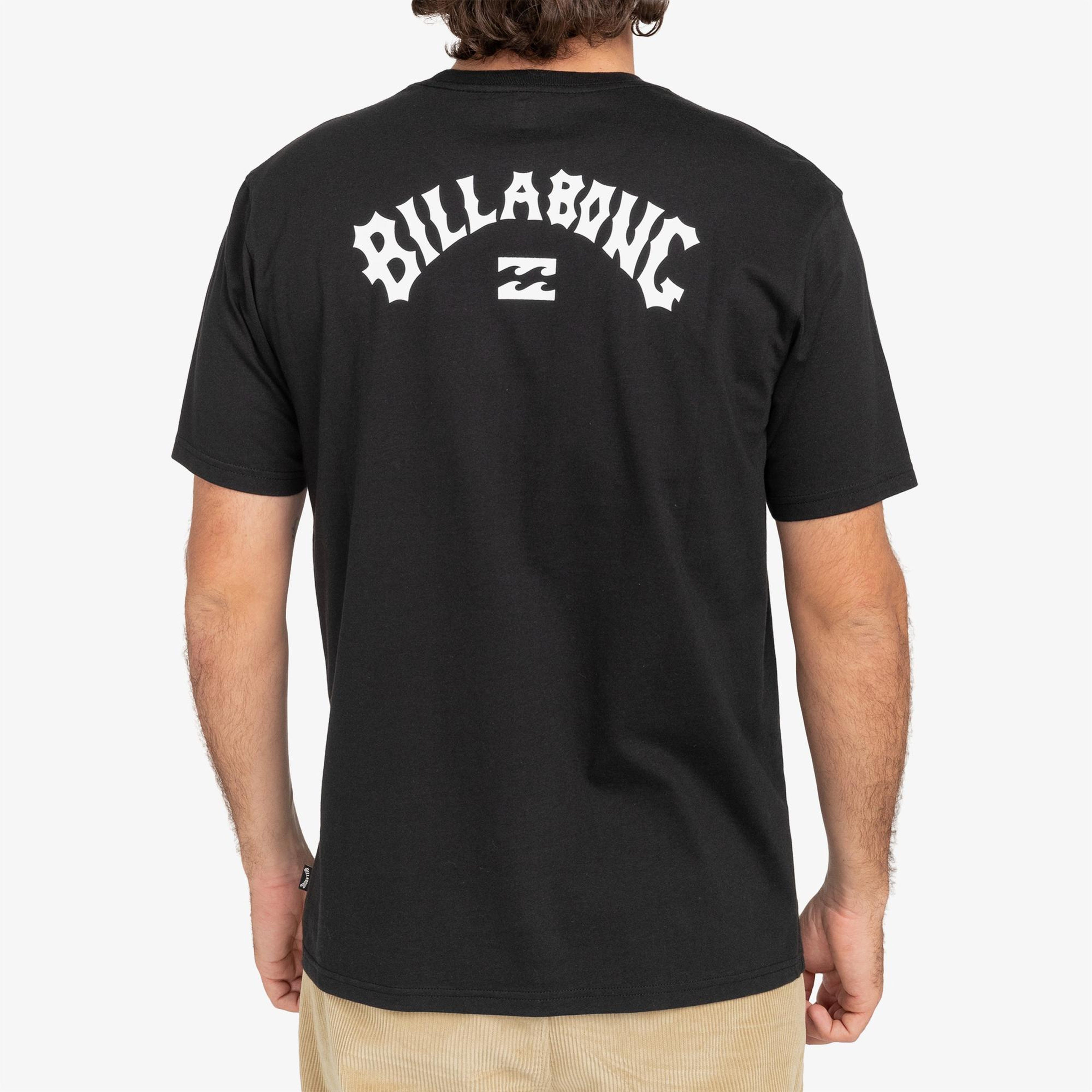 Billabong Arch Wave Erkek Siyah Günlük T-Shirt