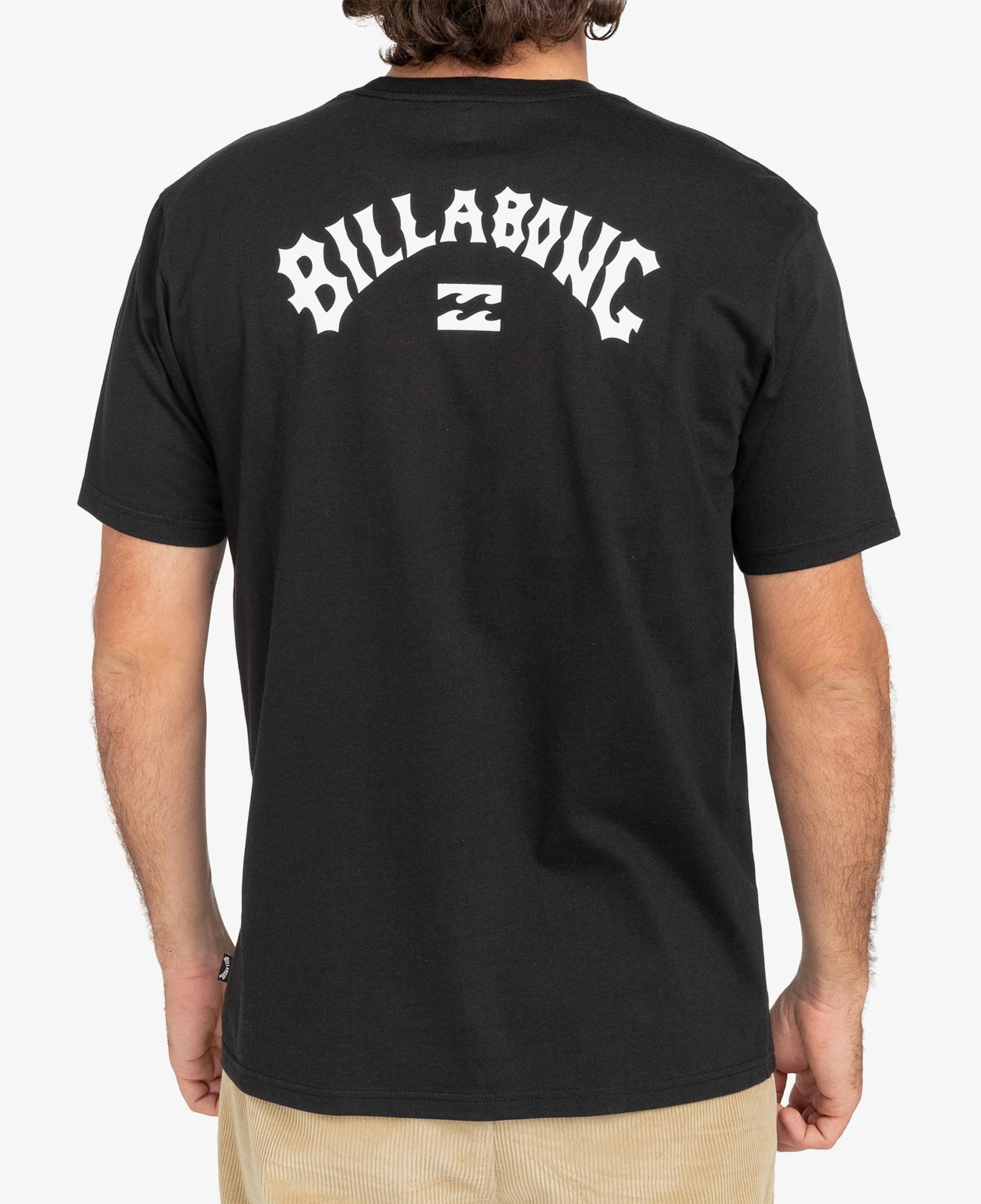 Billabong Arch Wave Erkek Siyah Günlük T-Shirt