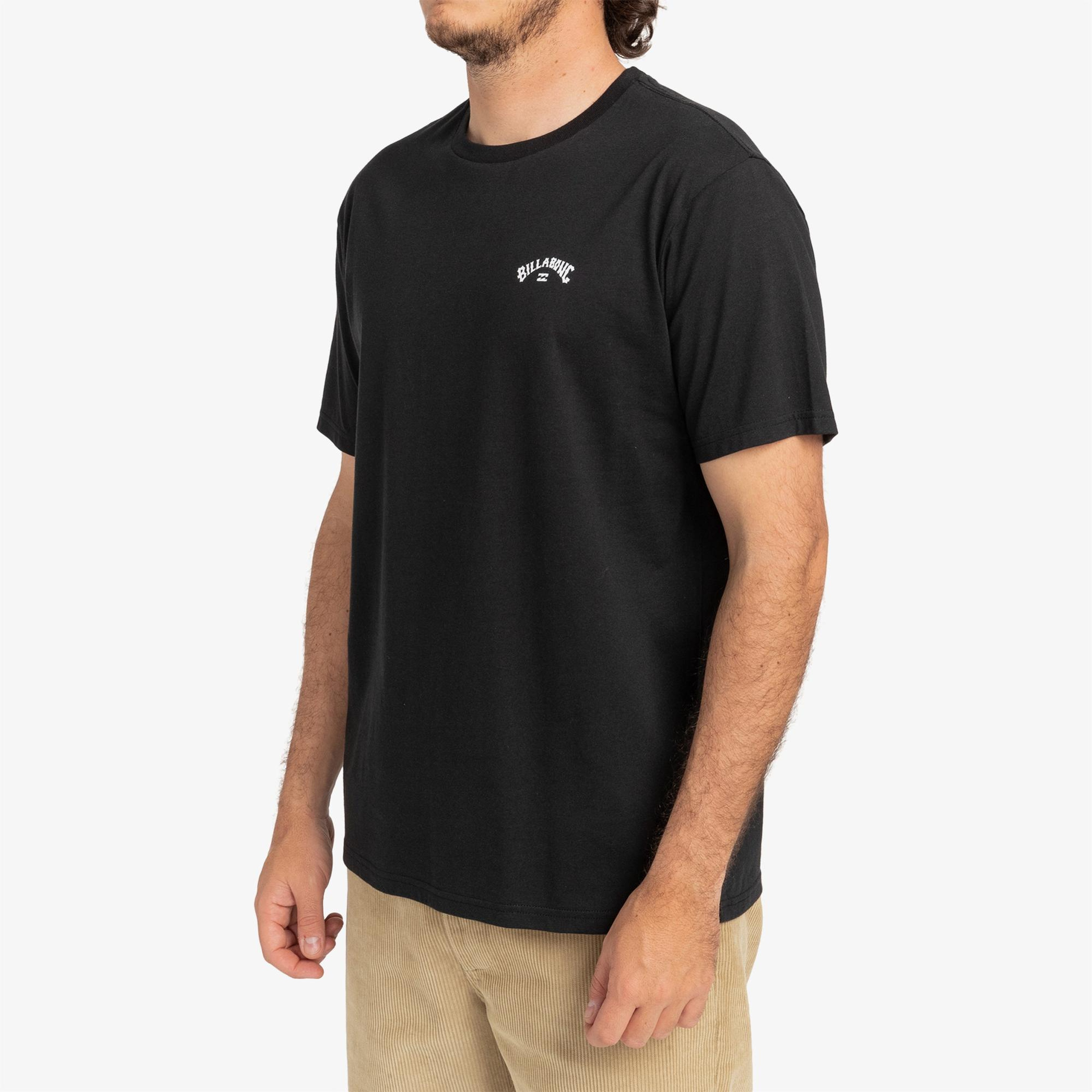 Billabong Arch Wave Erkek Siyah Günlük T-Shirt