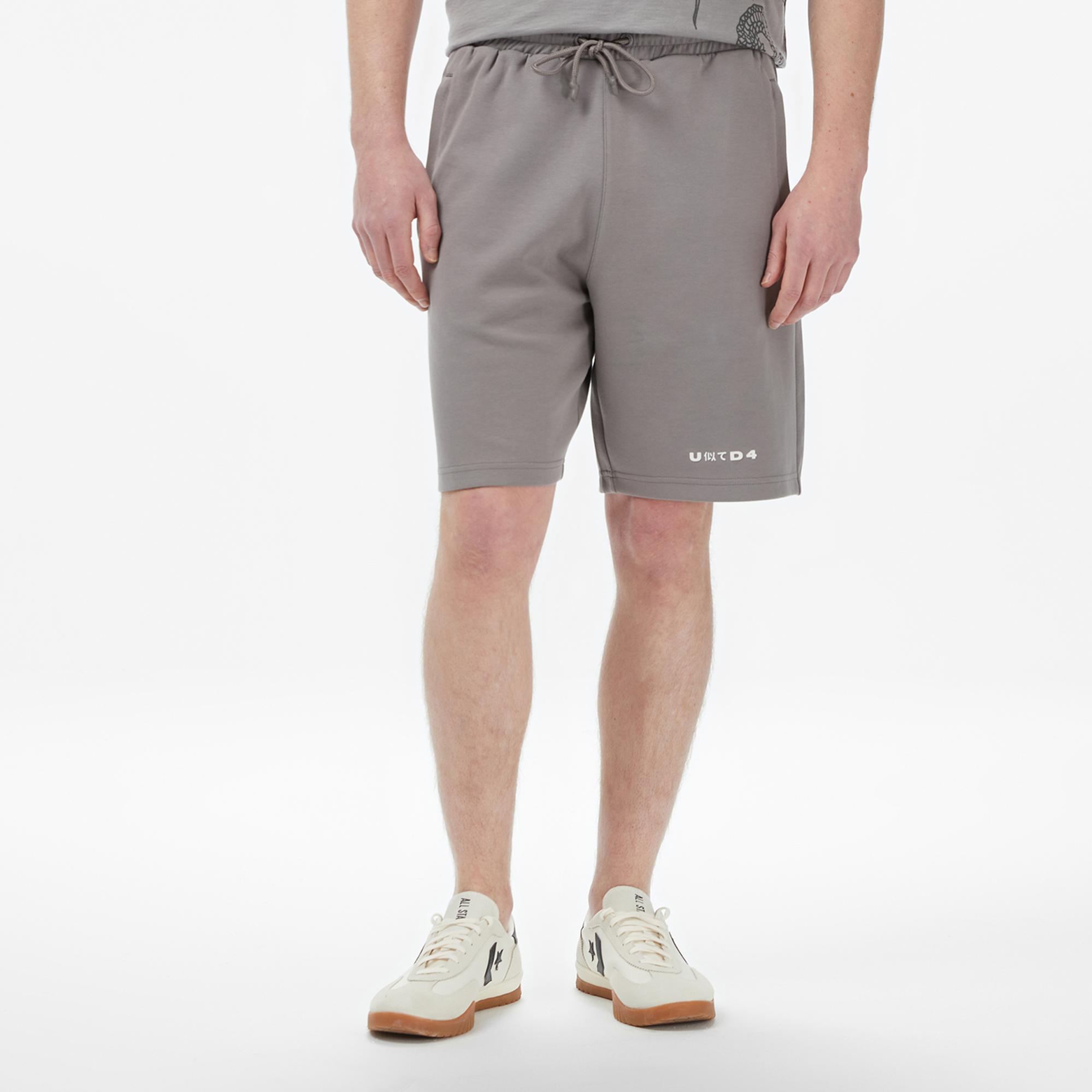 UNITED4 Regular Fit Erkek Gri Şort