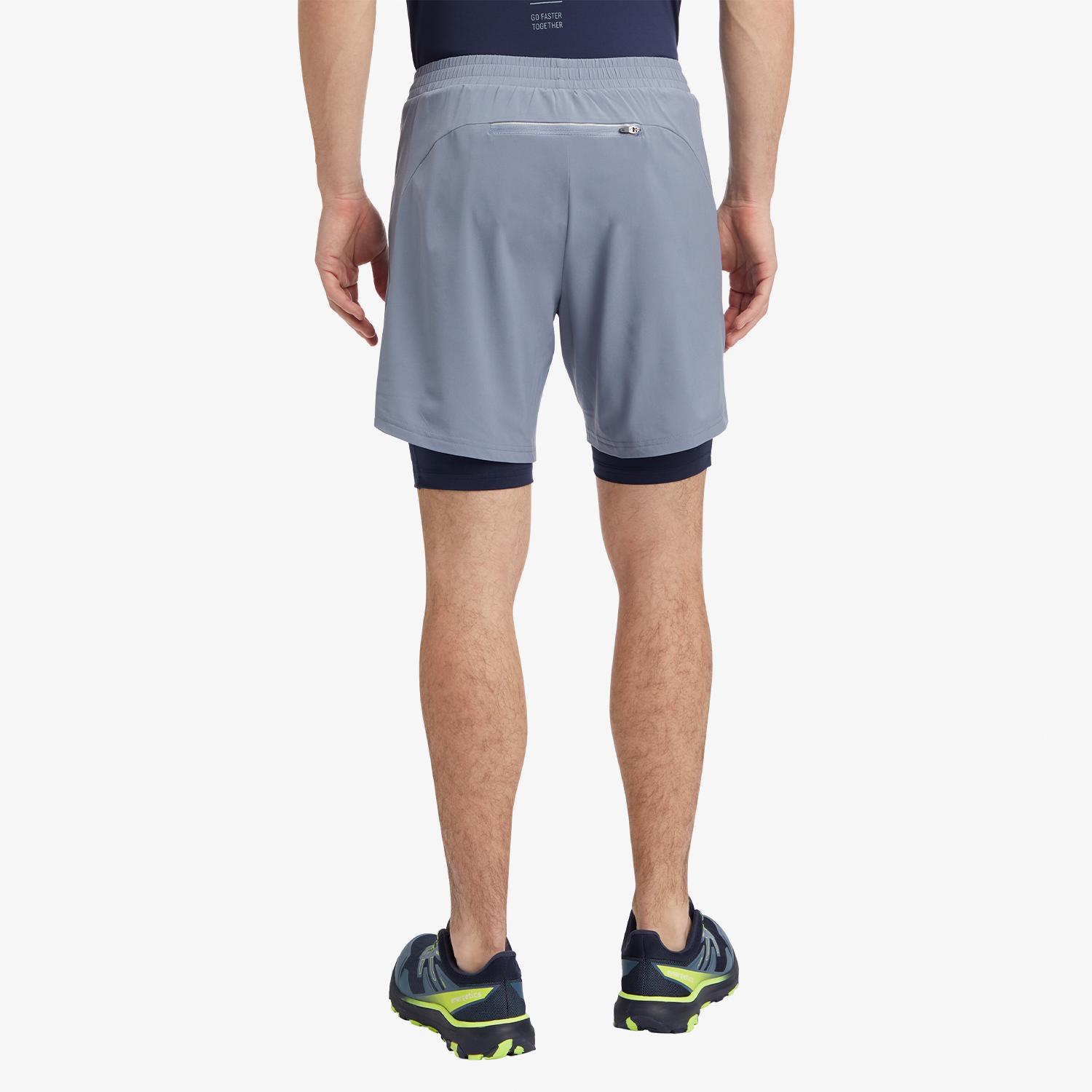 Energetics Allen Erkek Gri Koşu Şortu