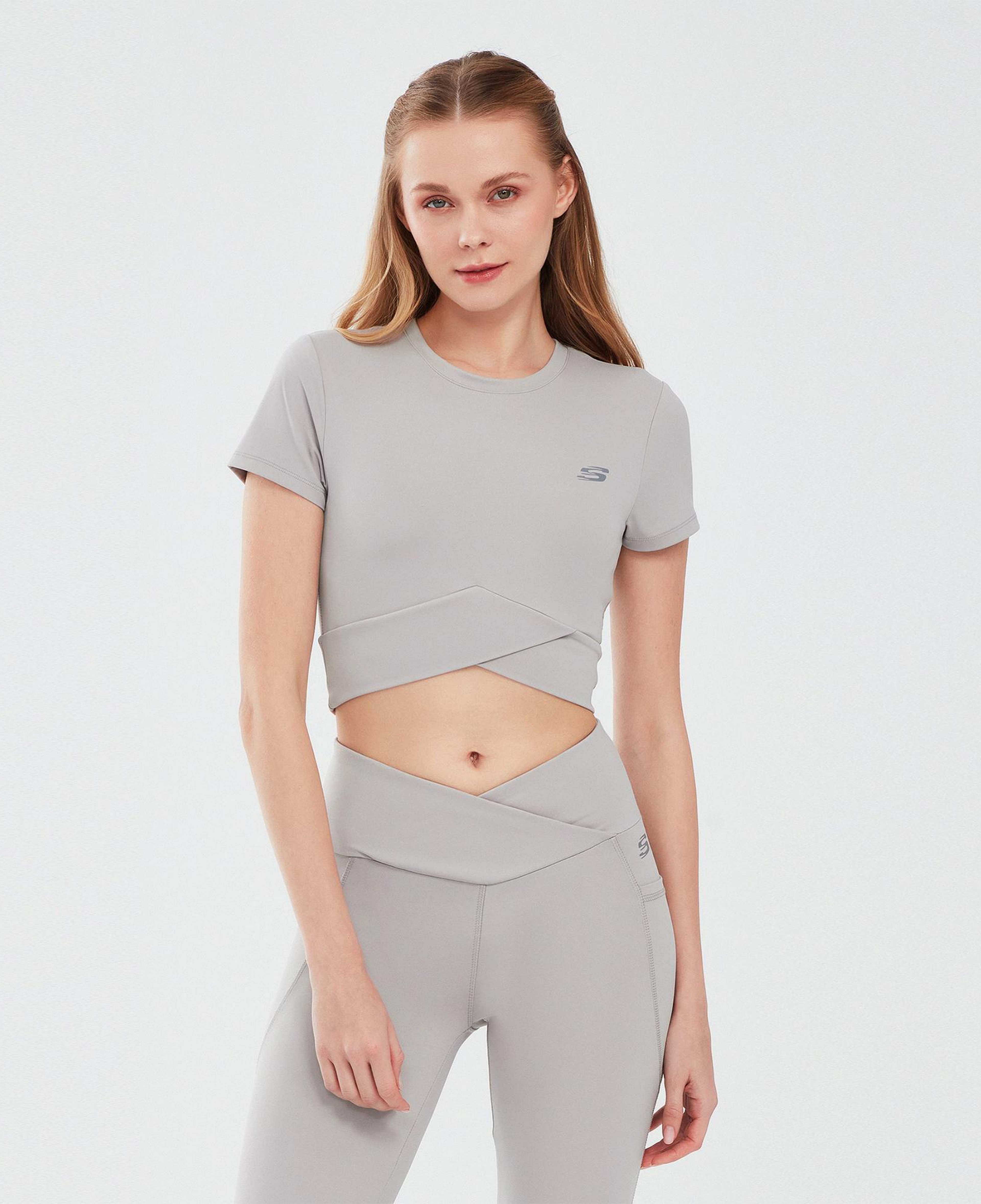 Skechers Kadın Gri T-shirt