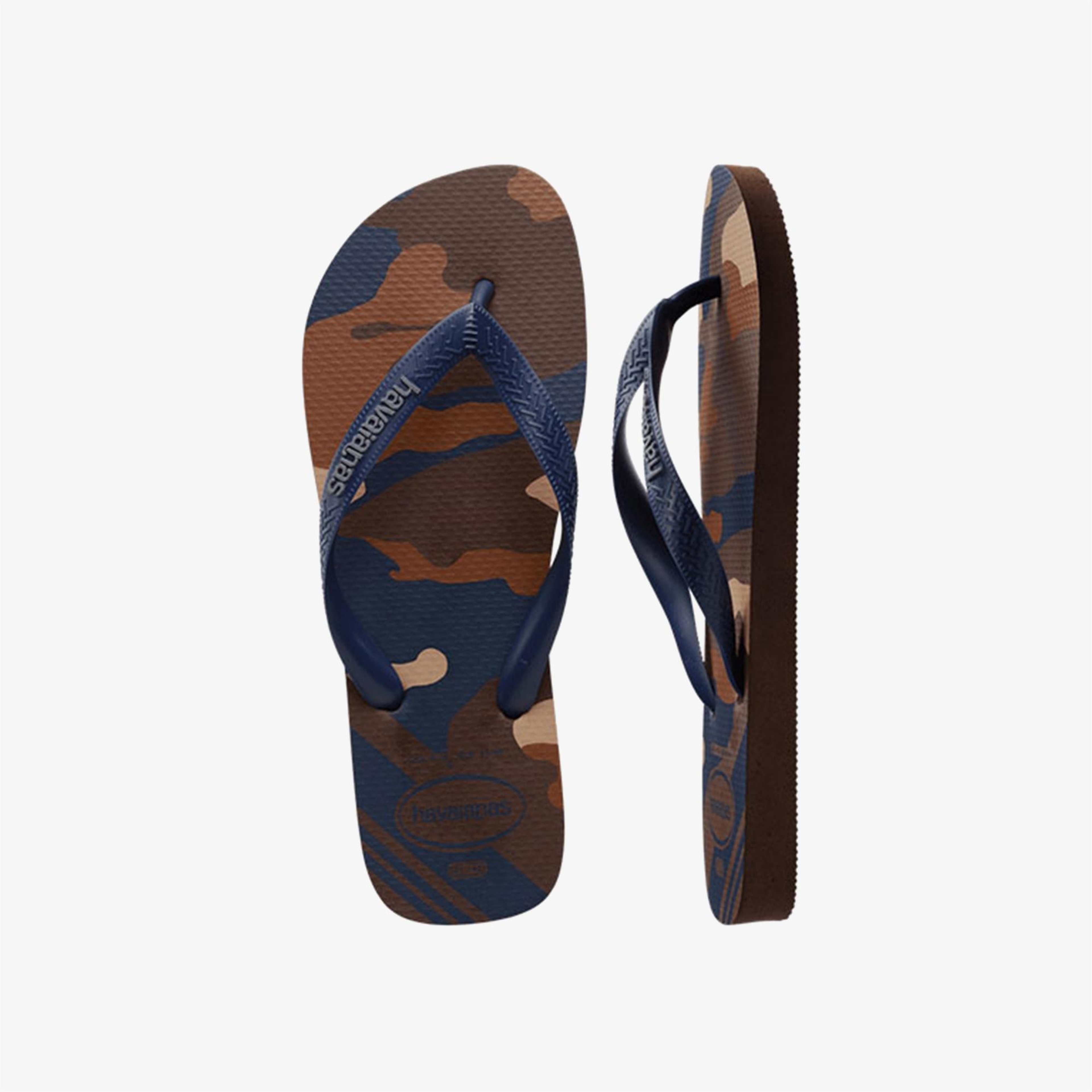 Havaianas Kamuflaj Erkek Kahverengi Terlik
