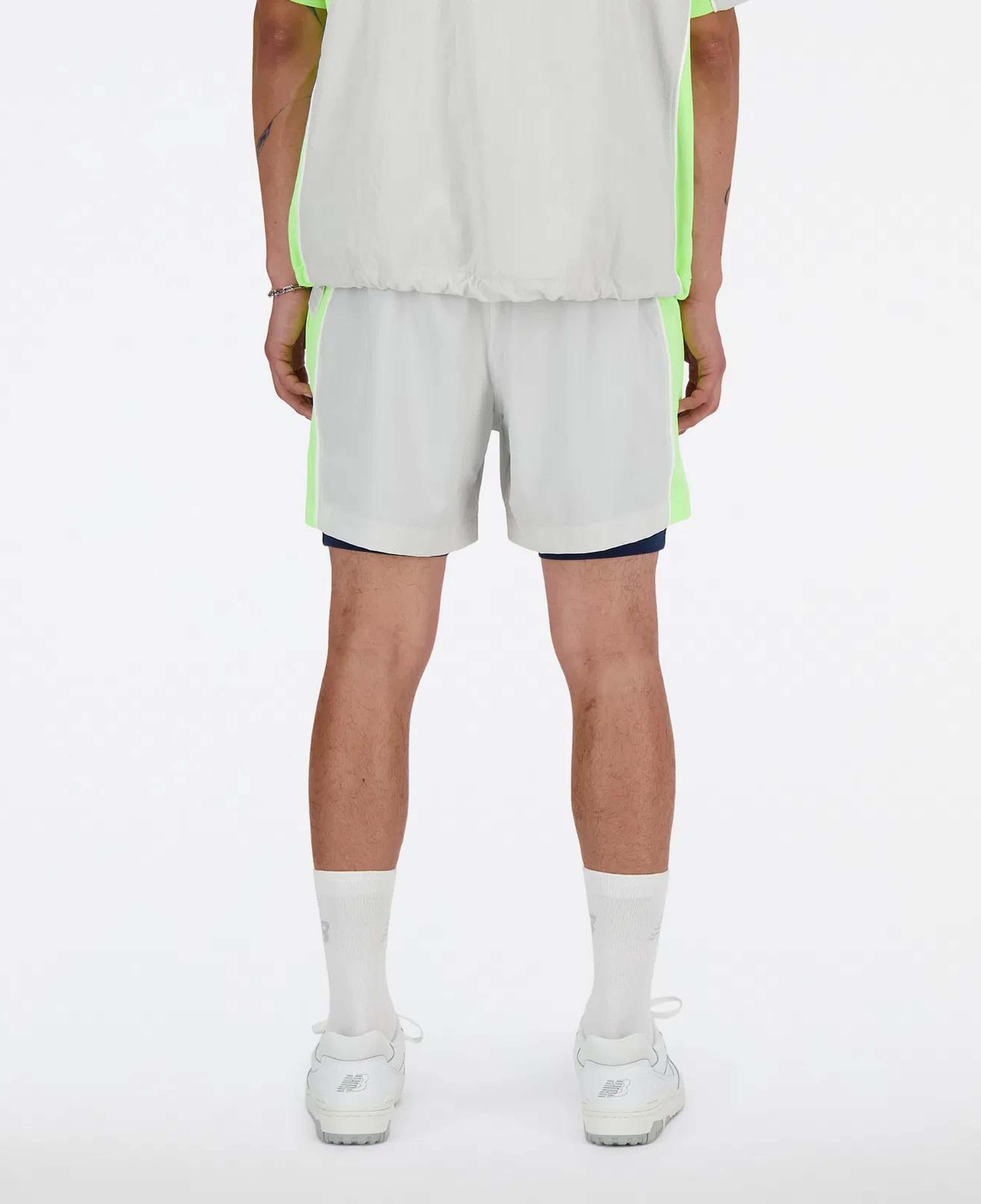 New Balance Hoops On Court 2in1 Erke Gri Günlük Şort