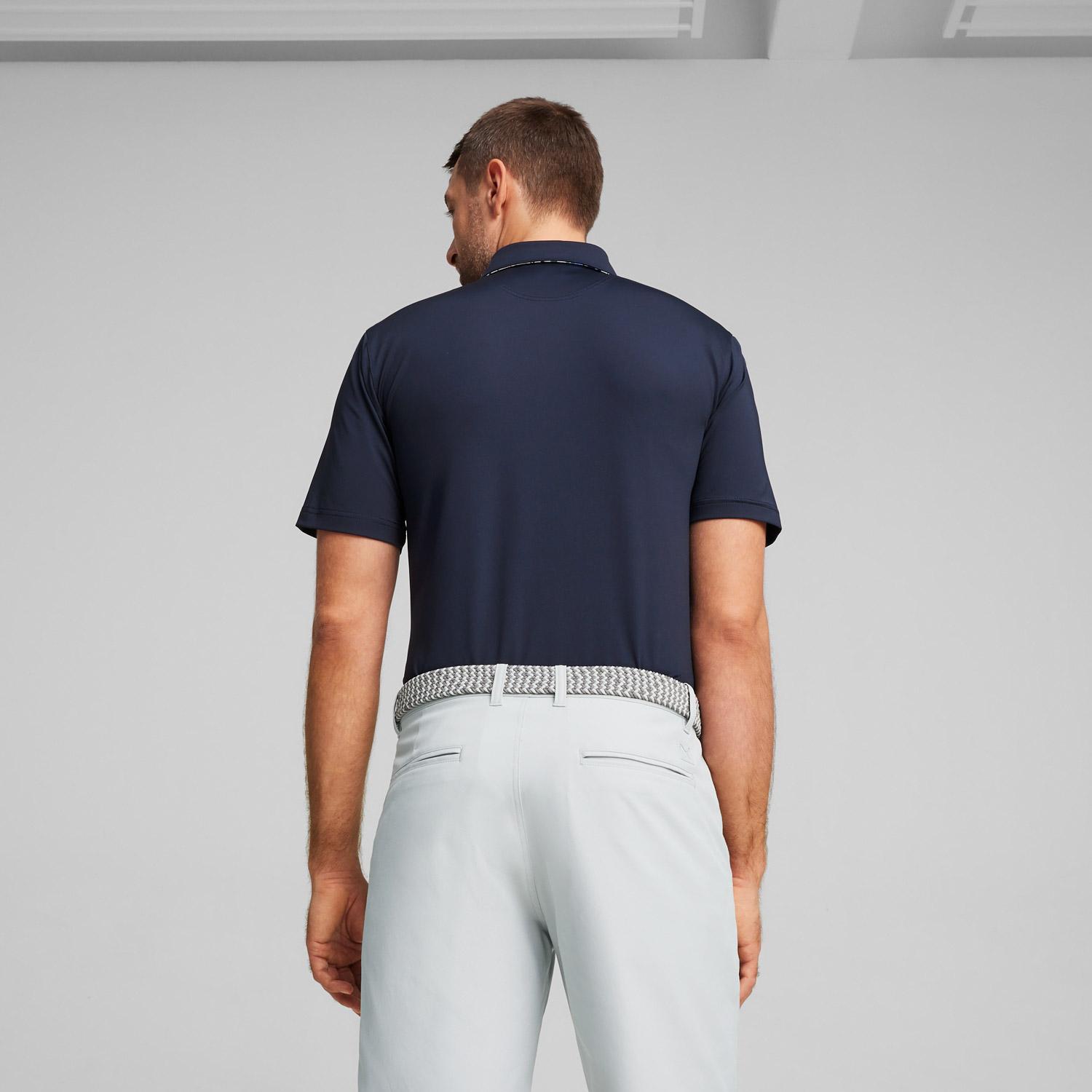 Puma X Arnold Palmer Floral Erkek Lacivert Golf Polo T-Shirt