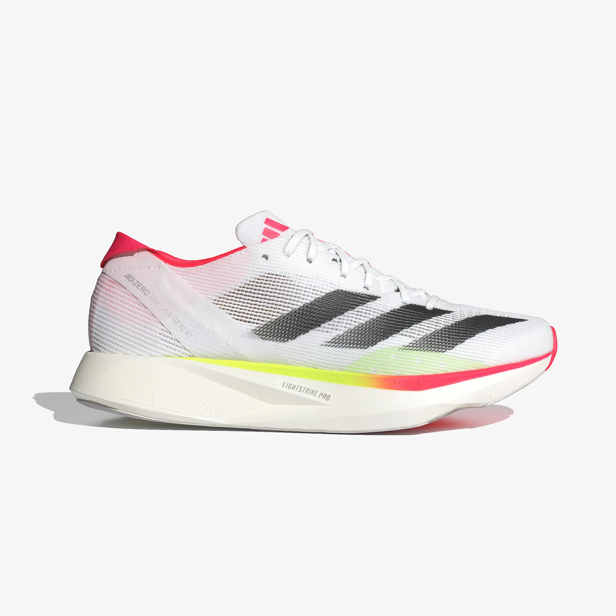 adidas Adizero Takumi Sen 10 Kadın Beyaz Koşu Ayakkabısı