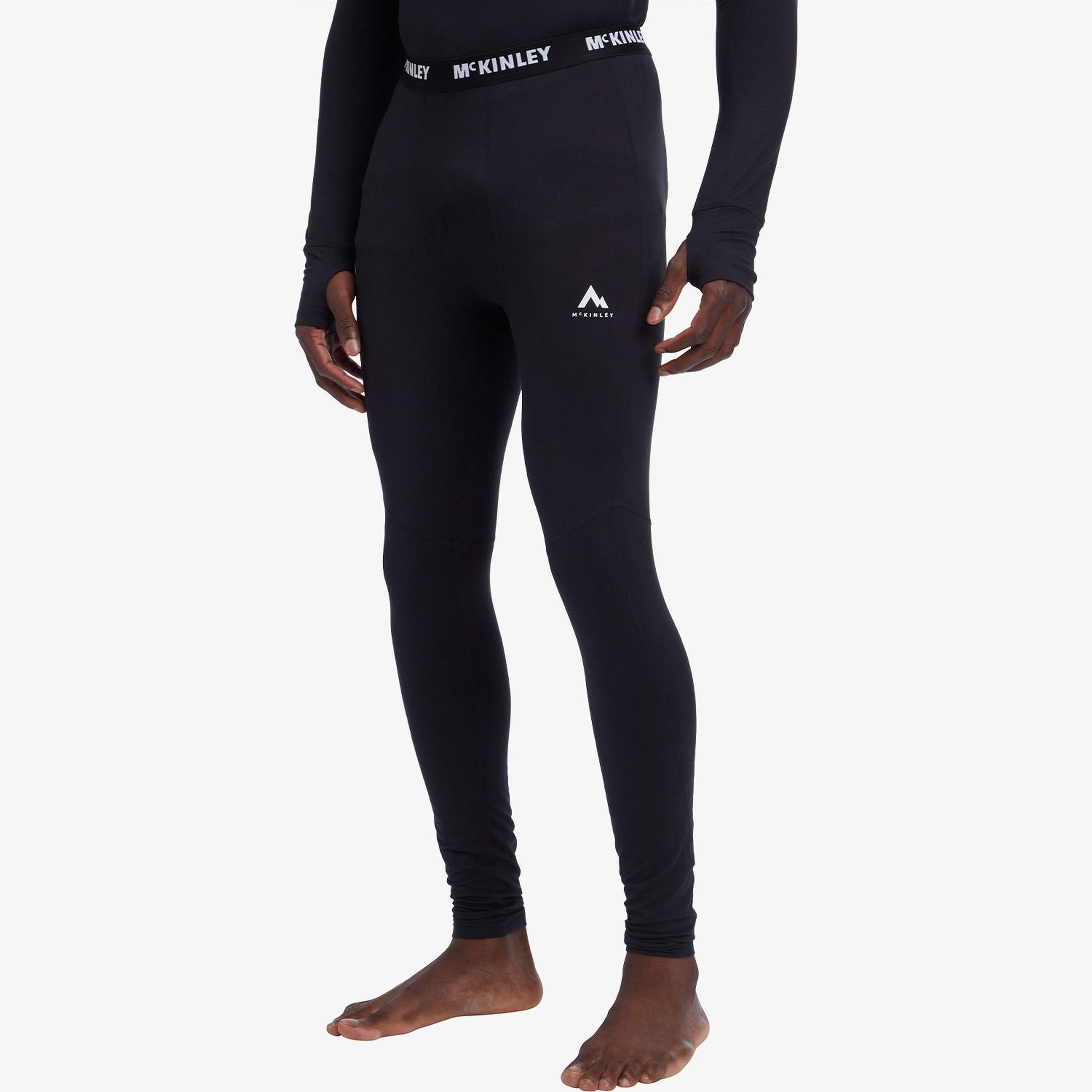 McKinley Dustin II Erkek Siyah Uzun Kollu T-Shirt