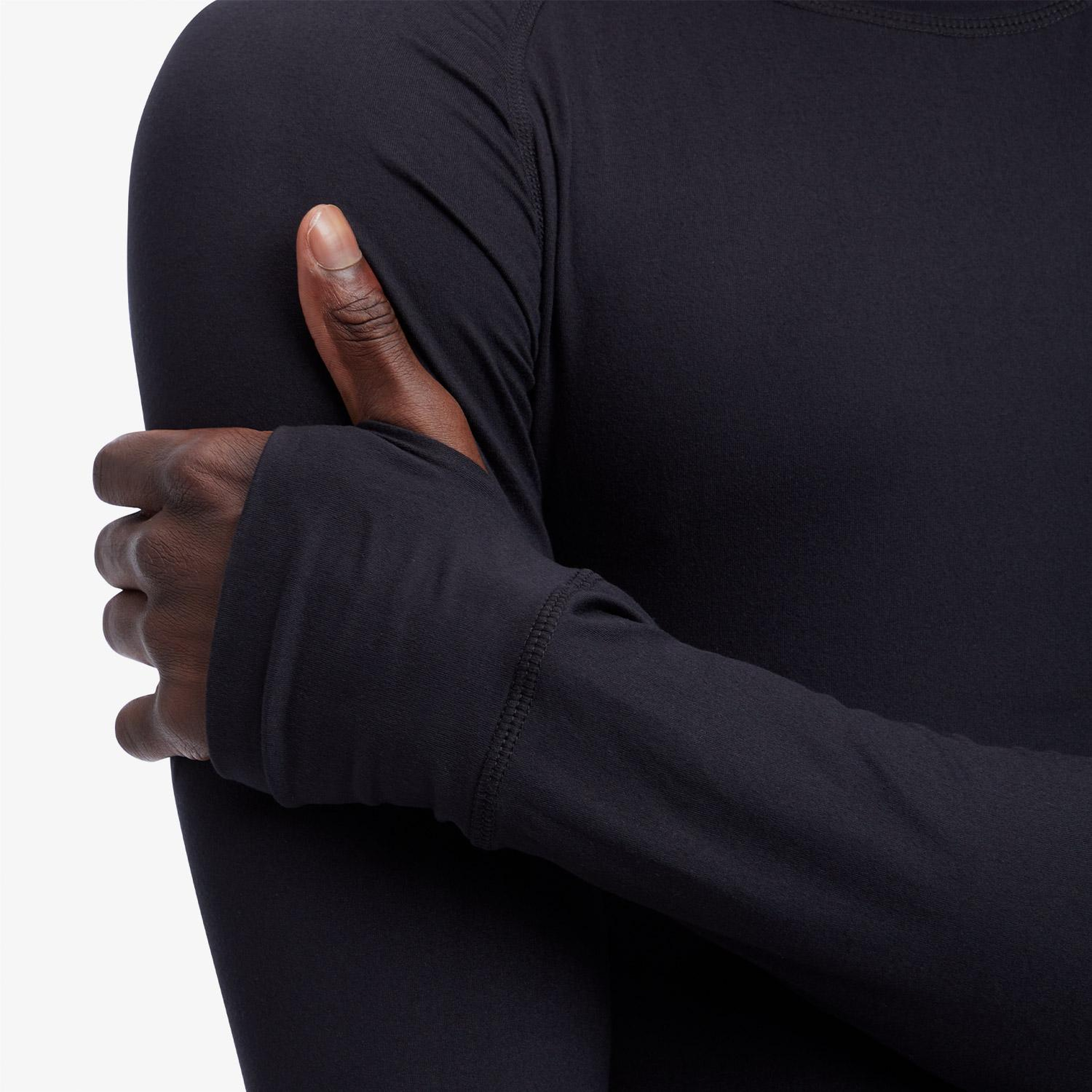 McKinley Dustin II Erkek Siyah Uzun Kollu T-Shirt