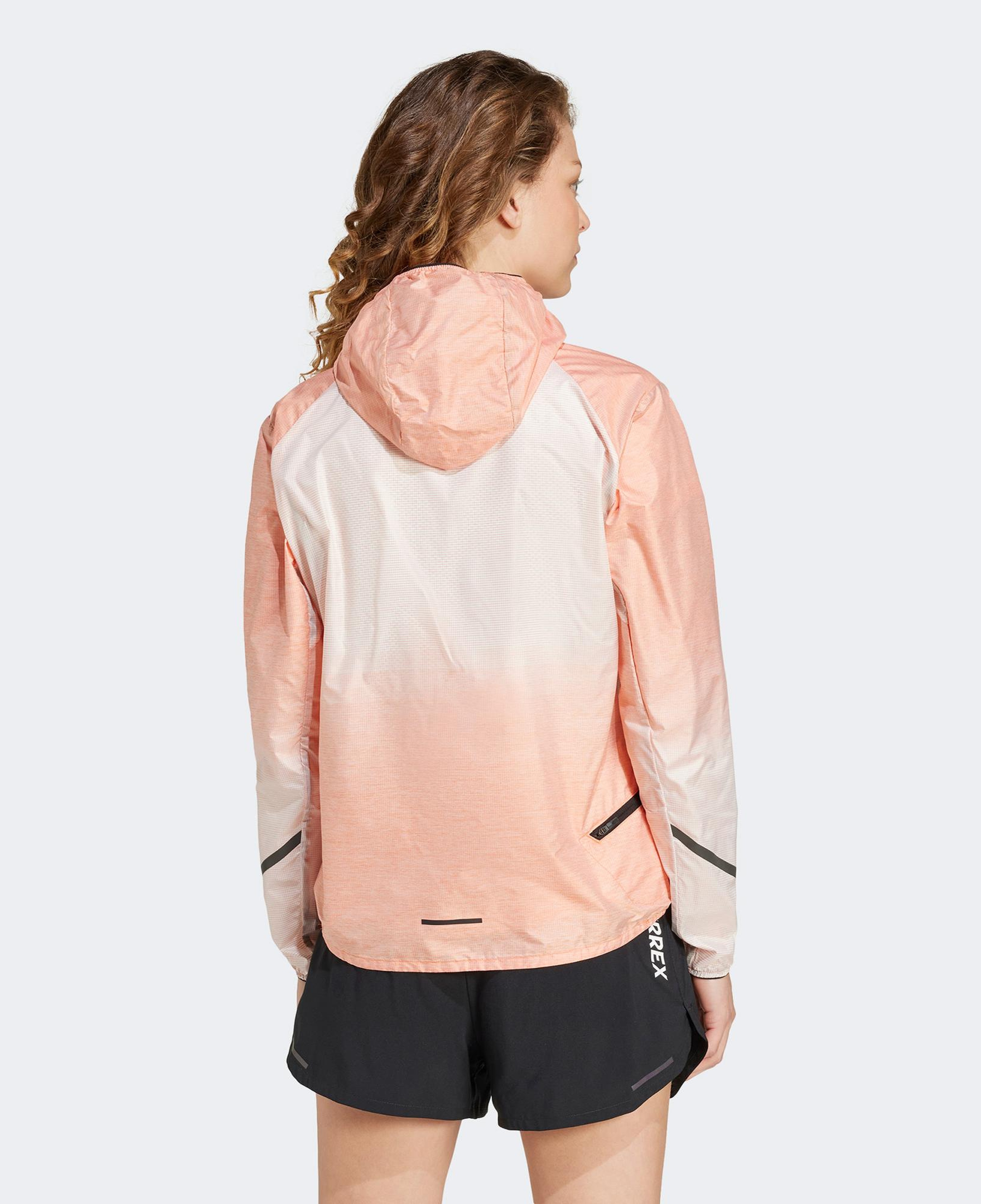 adidas Terrex Xperior Light Windweave Kadın Turuncu Koşu Rüzgarlık