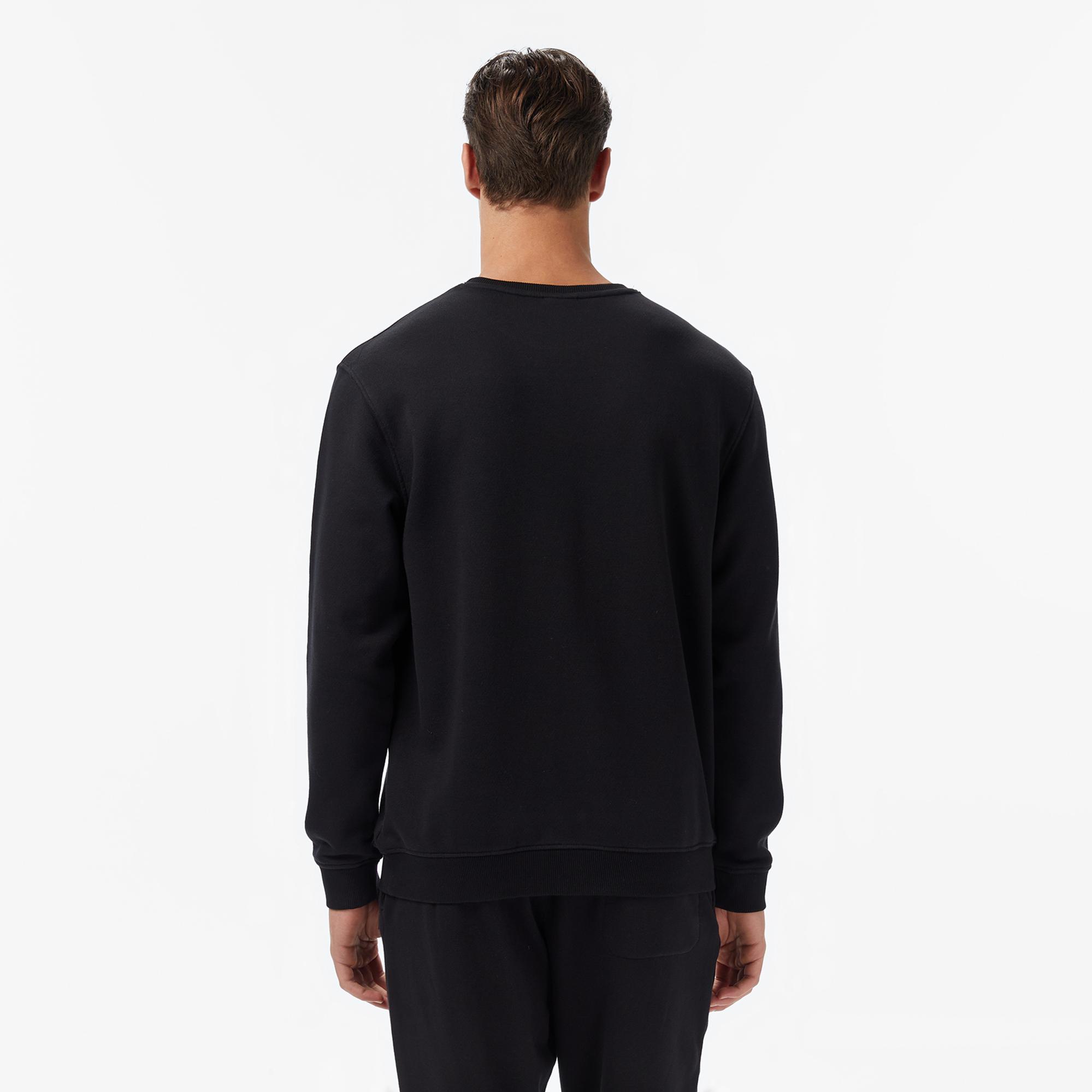 Columbia Cs0450 Csc Boxy Brand Crew Erkek Siyah Sweatshirt