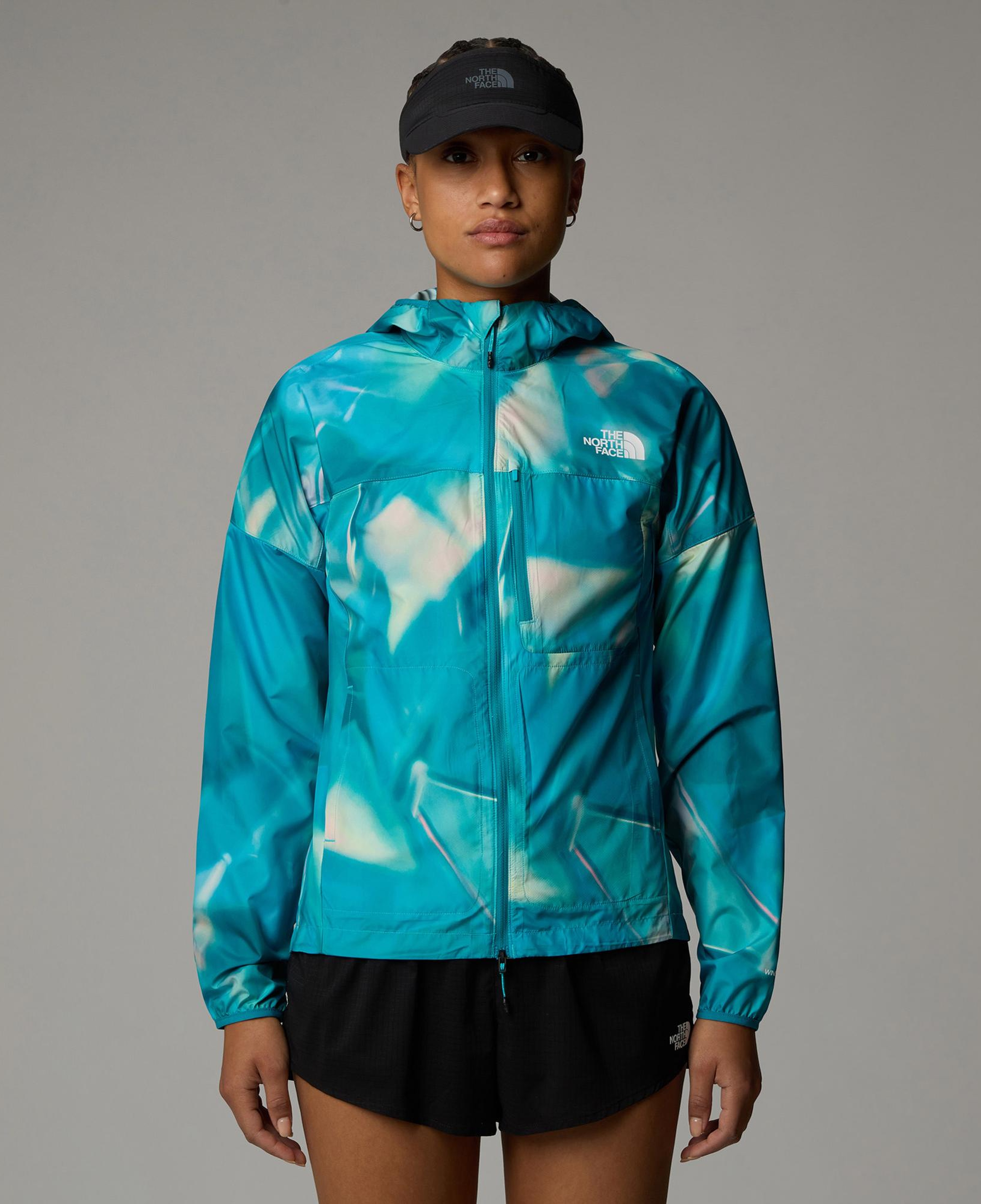 The North Face Rompevientos Higher Ru Kadın Mavi Koşu Rüzgarlık