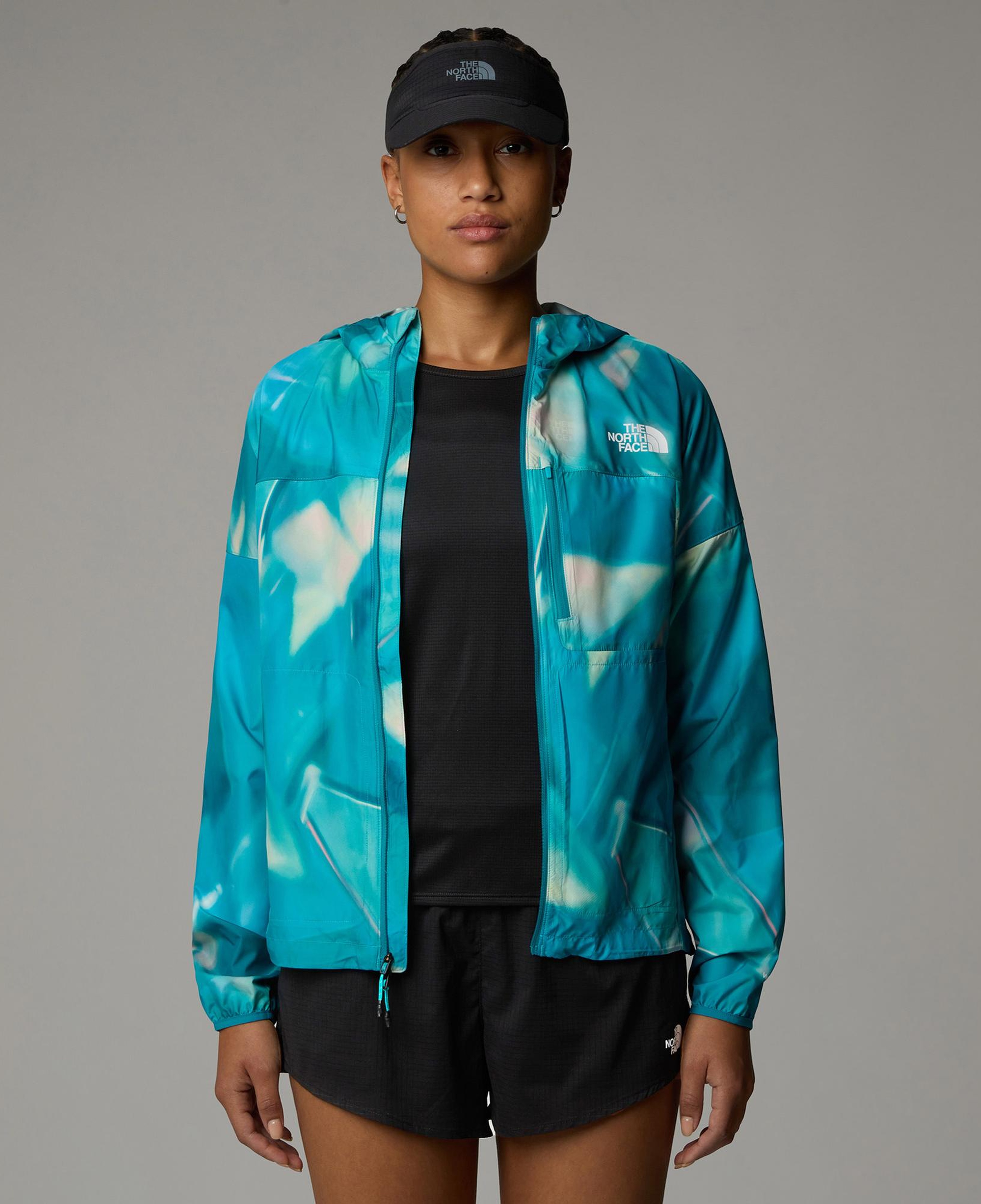 The North Face Rompevientos Higher Ru Kadın Mavi Koşu Rüzgarlık