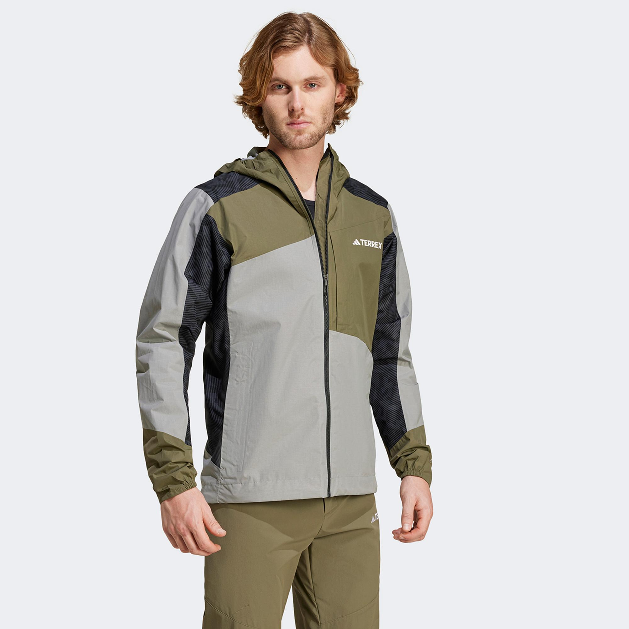 adidas Terrex Xperior Hybird Rain.RDY Erkek Gri Outdoor Mont