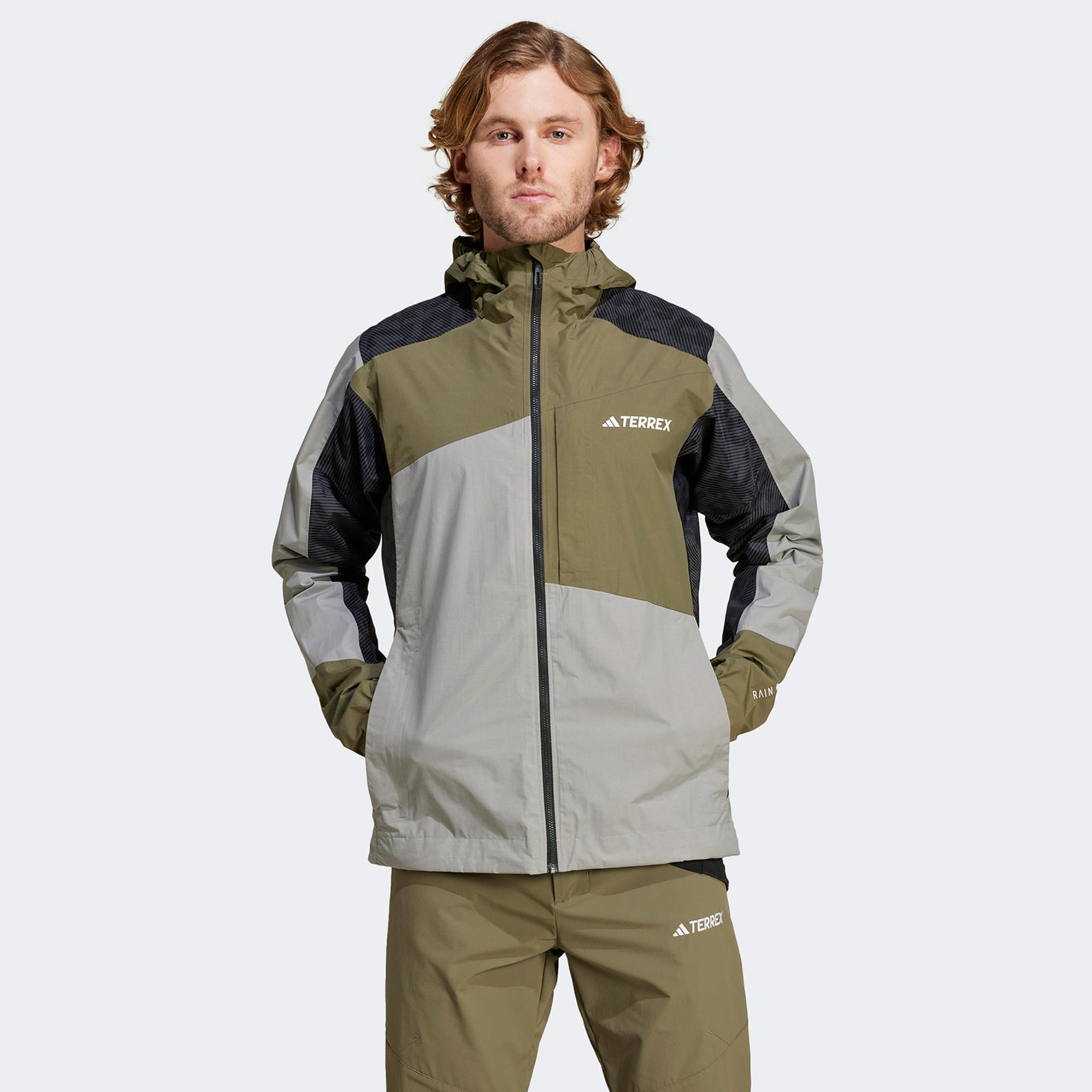 adidas Terrex Xperior Hybird Rain.RDY Erkek Gri Outdoor Mont