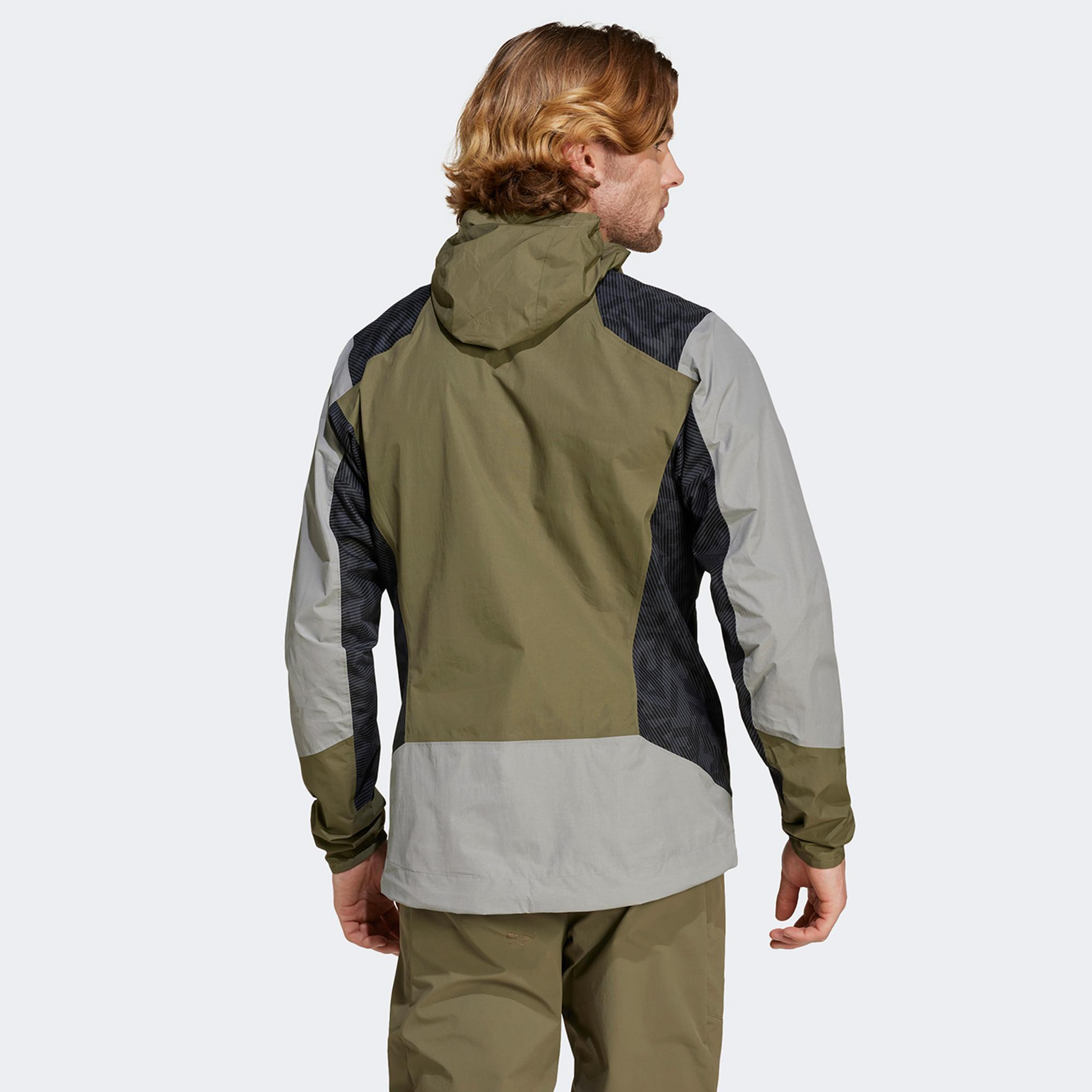 adidas Terrex Xperior Hybird Rain.RDY Erkek Gri Outdoor Mont