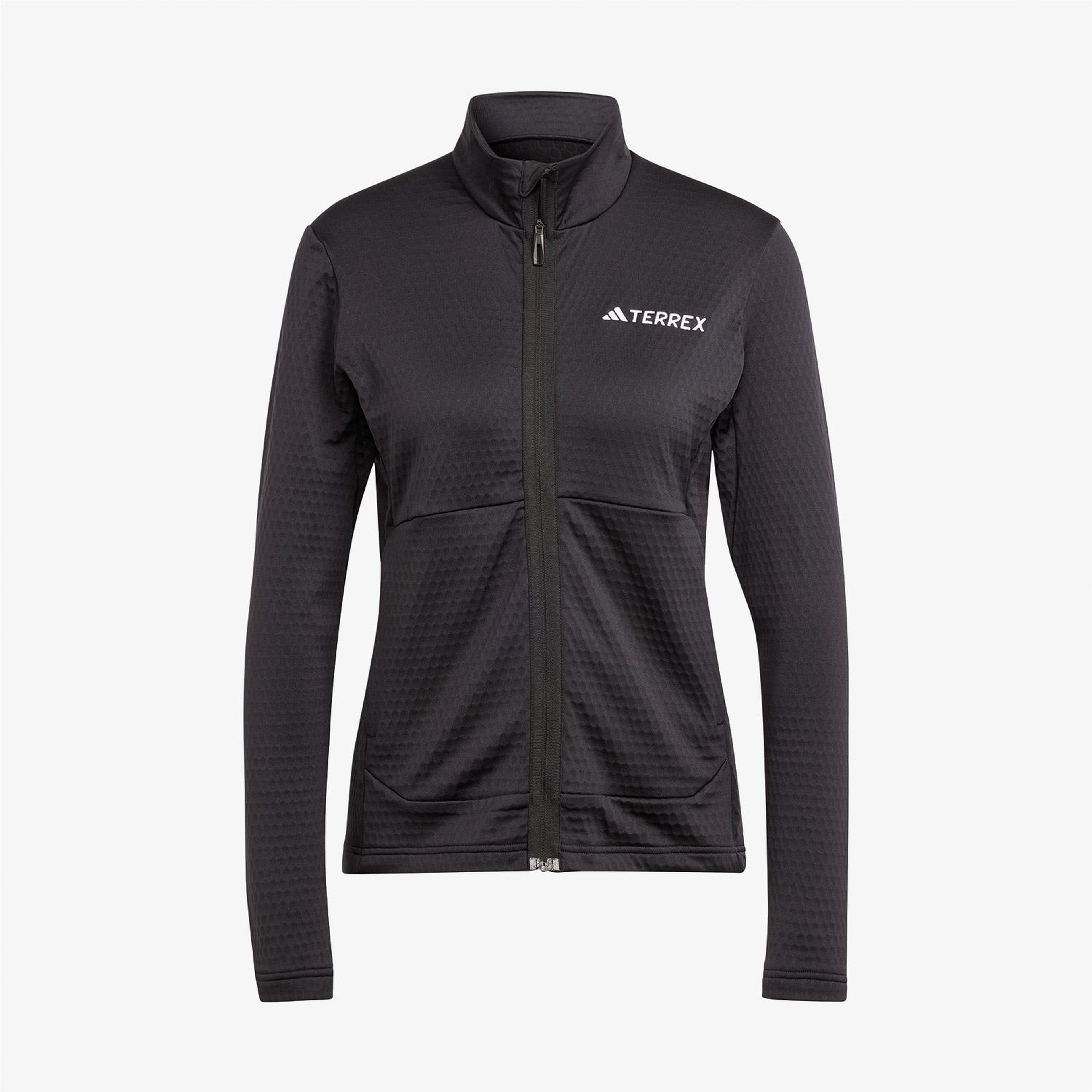 adidas Terrex Multi Light Fleece Full Zip Kadın Siyah Antrenman Üstü