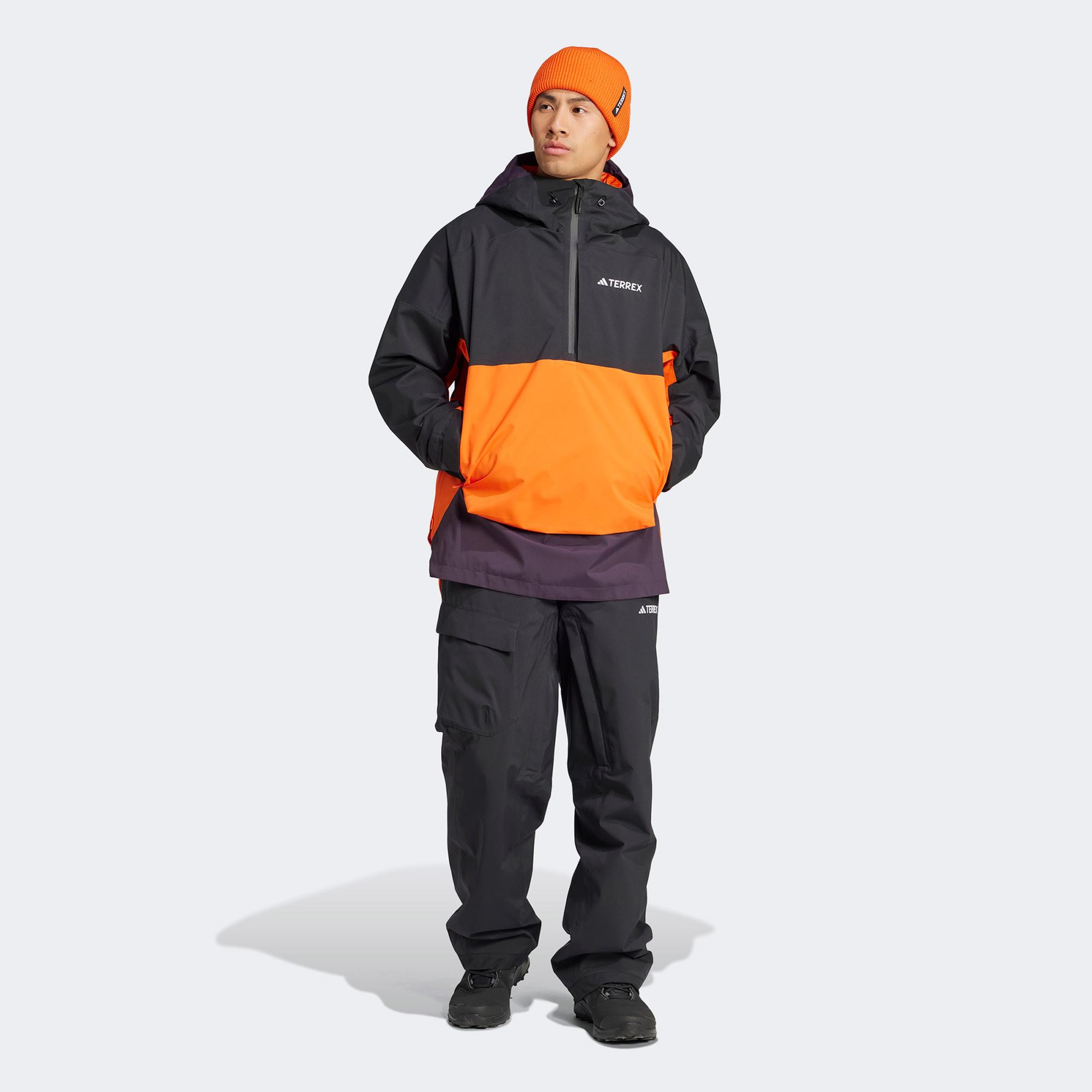 adidas Terrex Xperior 2L Lined Rain Rdy Erkek Turuncu Yağmurluk